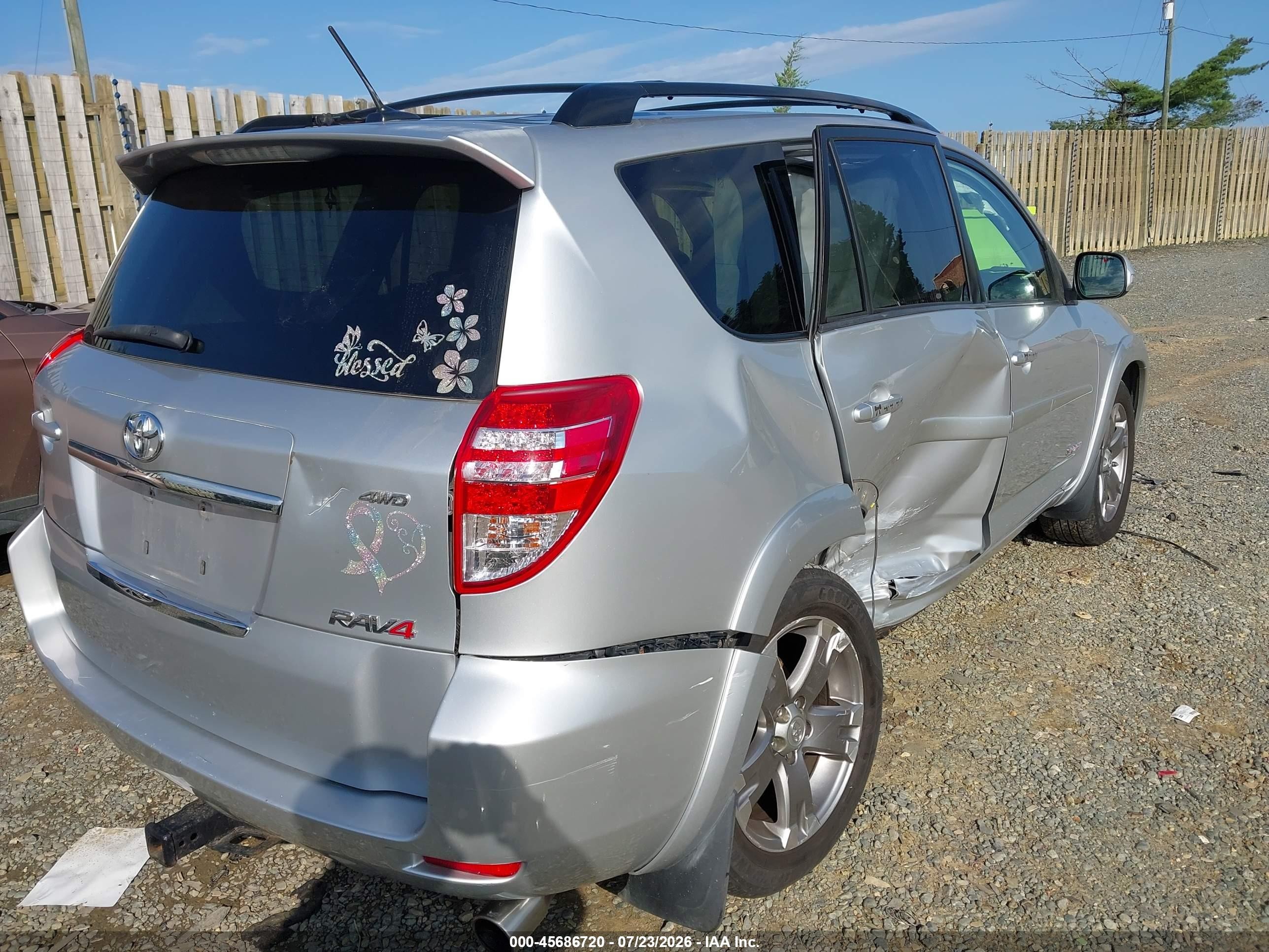 2011 Toyota Rav4 Sport Silver vin: JTMRF4DVXB5038523