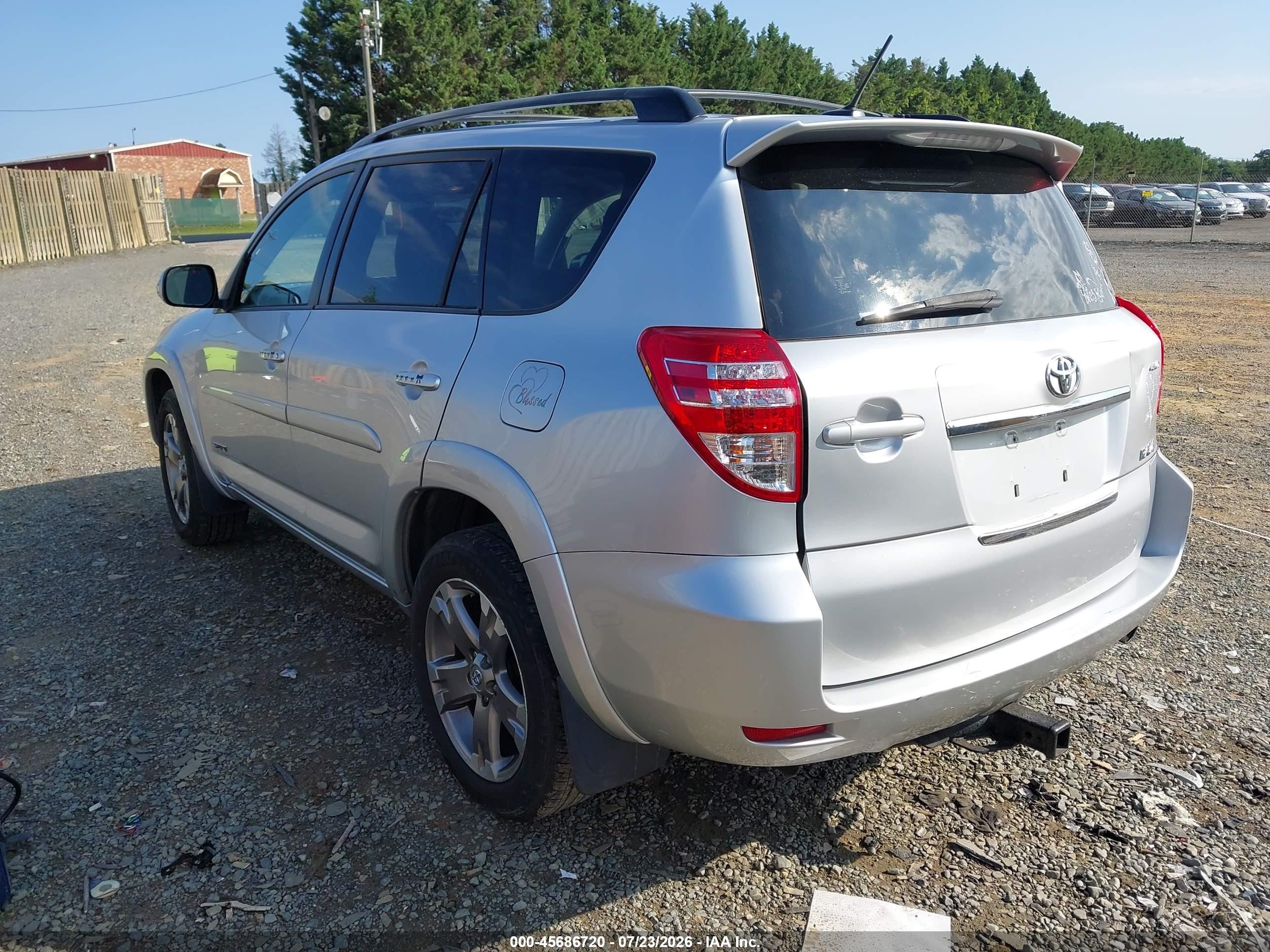 2011 Toyota Rav4 Sport Silver vin: JTMRF4DVXB5038523