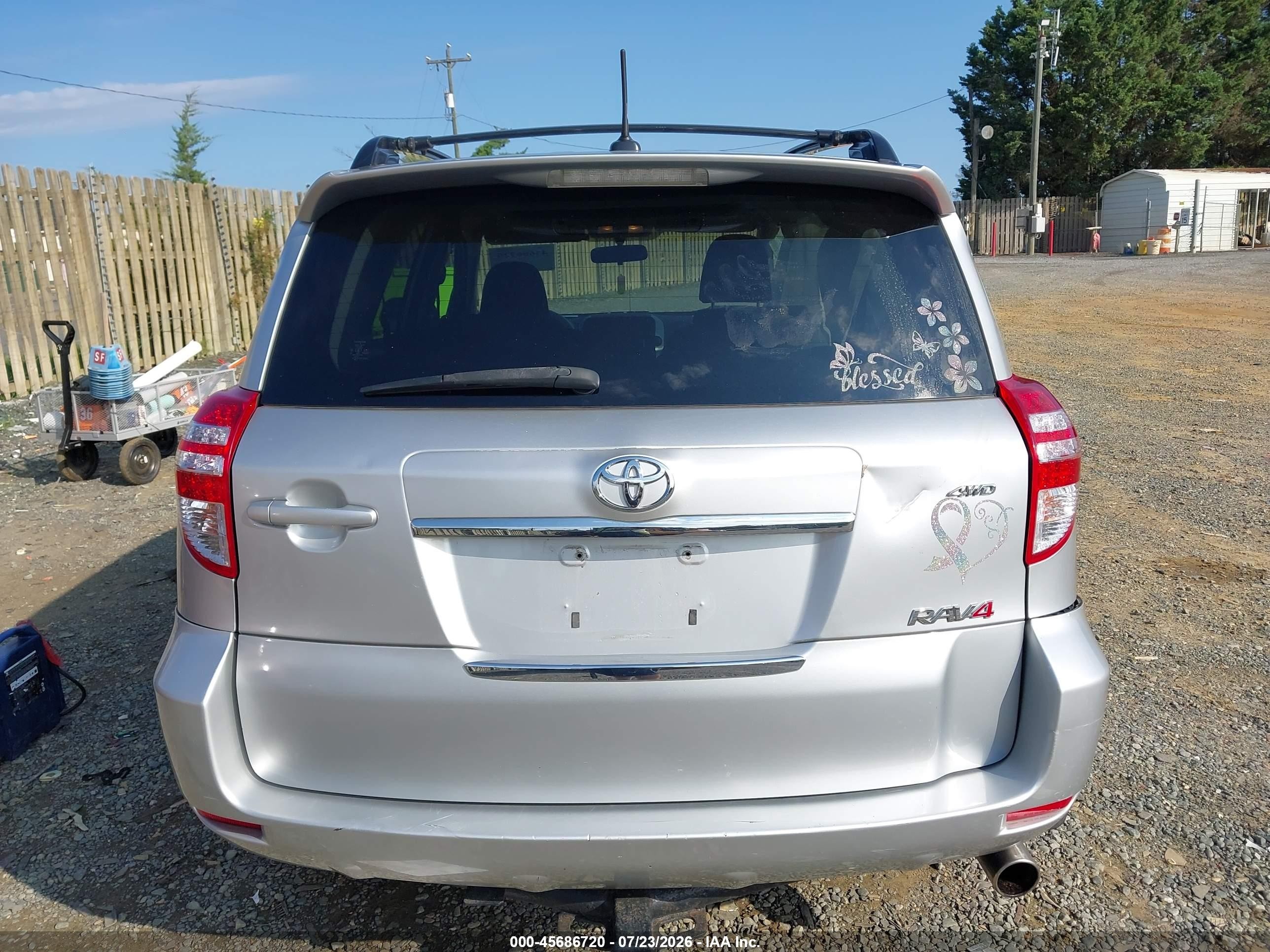 2011 Toyota Rav4 Sport Silver vin: JTMRF4DVXB5038523