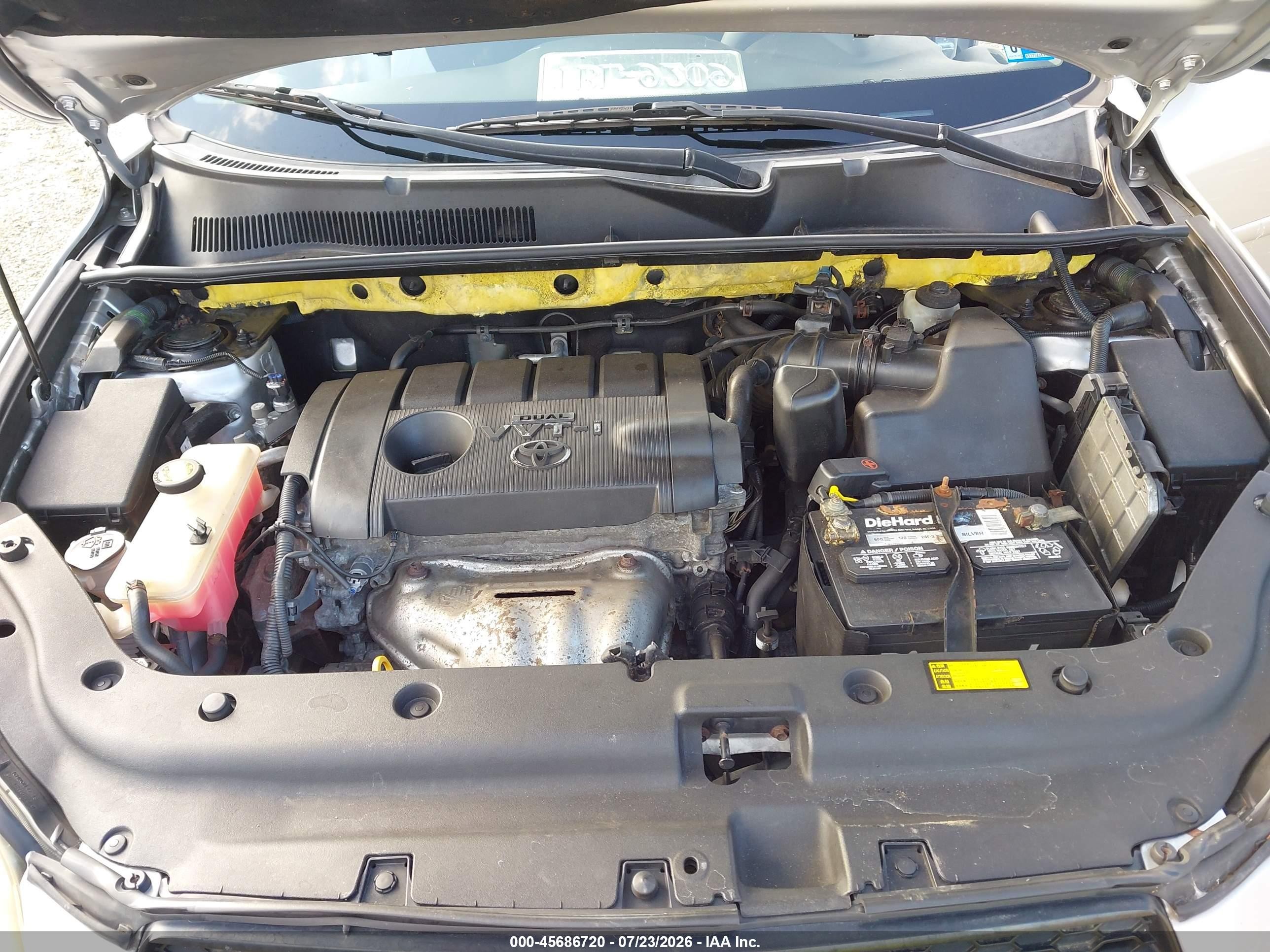 2011 Toyota Rav4 Sport Silver vin: JTMRF4DVXB5038523