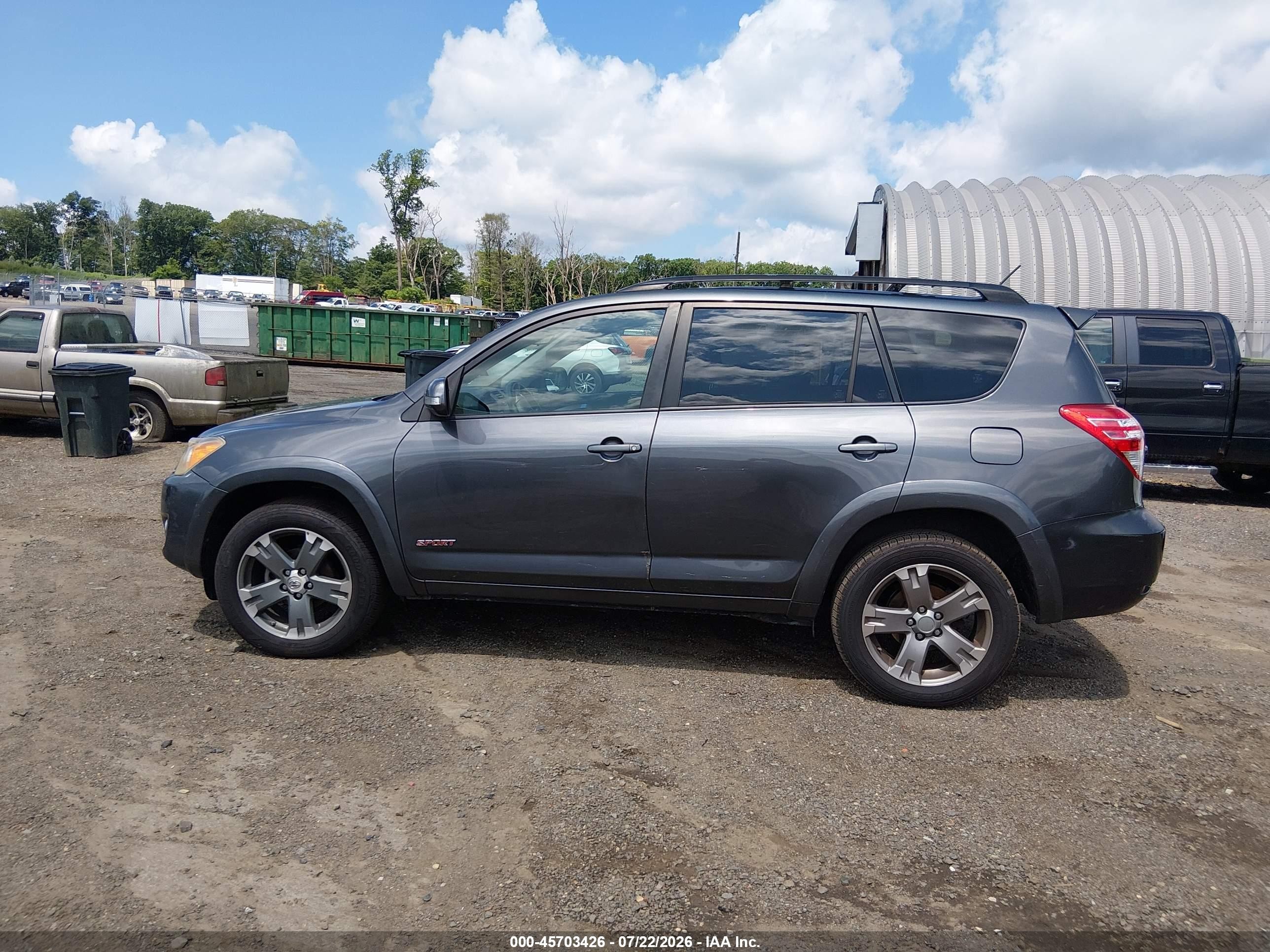 2011 Toyota Rav4 Sport Blue vin: JTMRF4DVXB5041910