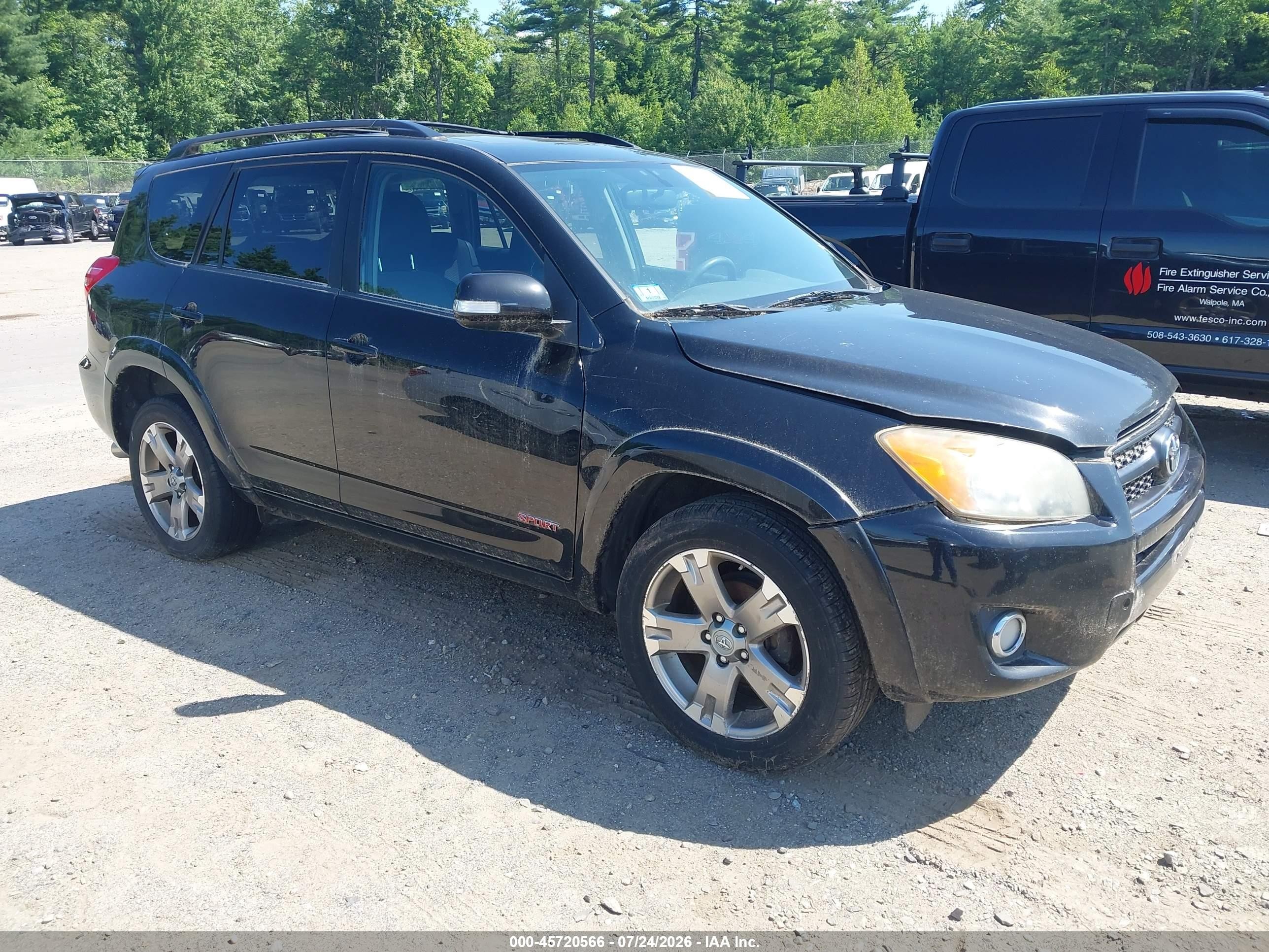 2011 Toyota Rav4 Sport Black vin: JTMRF4DVXB5042443