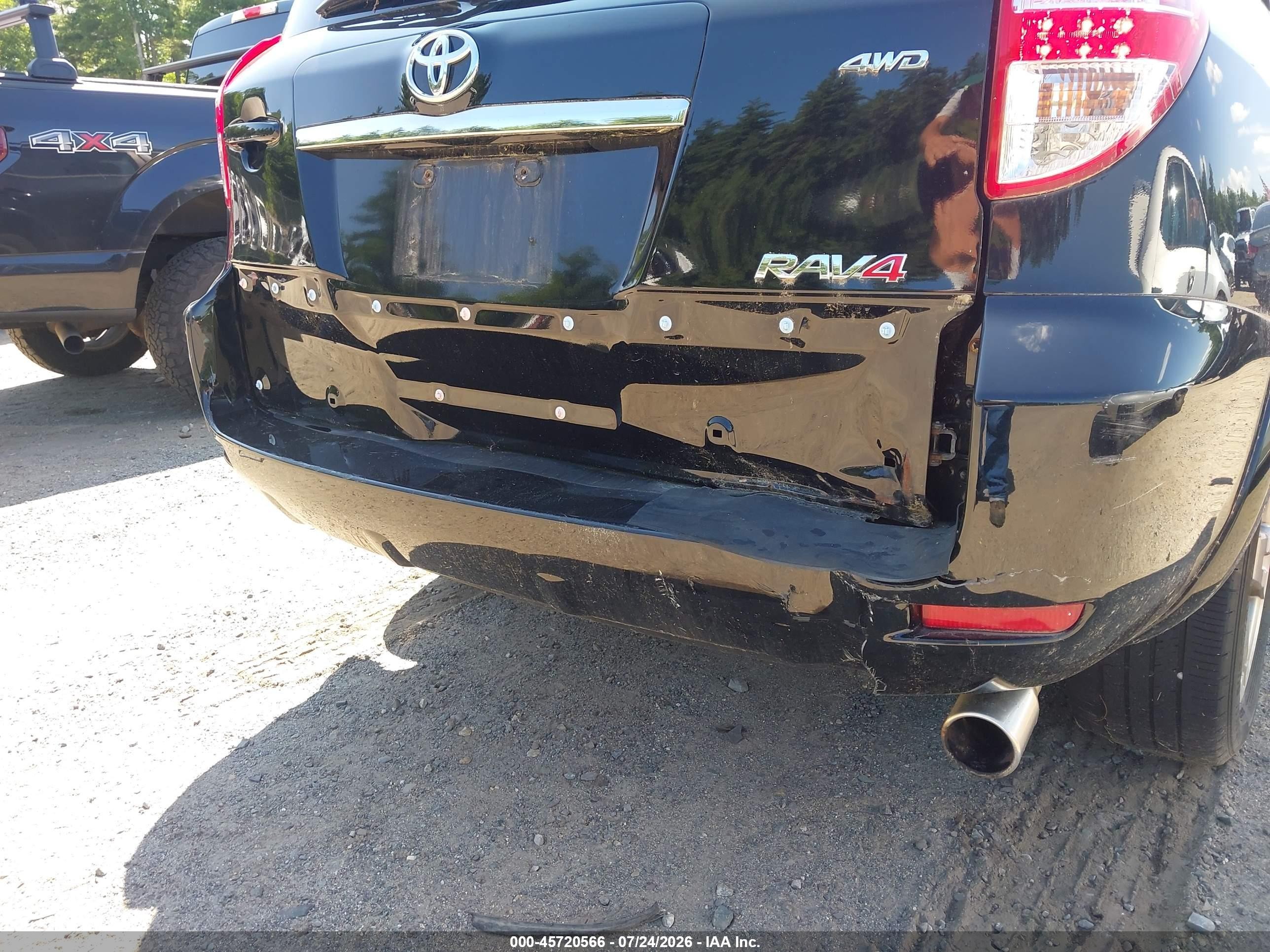 2011 Toyota Rav4 Sport Black vin: JTMRF4DVXB5042443