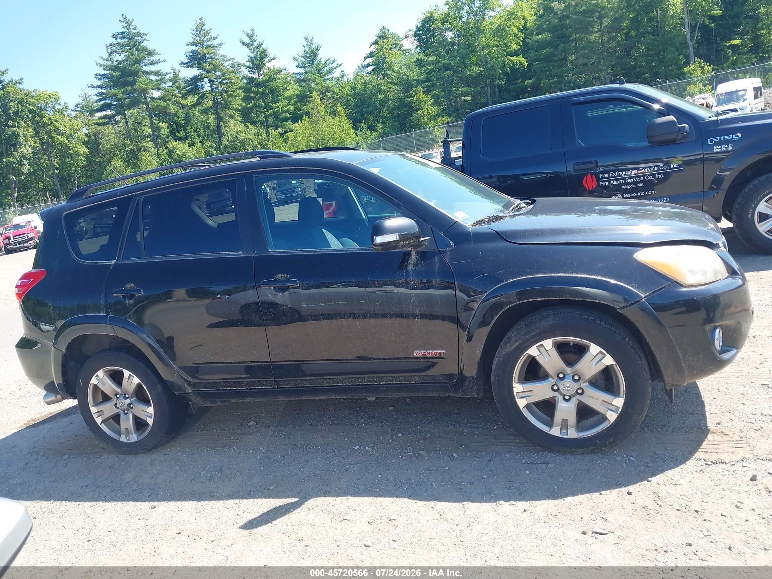 2011 Toyota Rav4 Sport Black vin: JTMRF4DVXB5042443