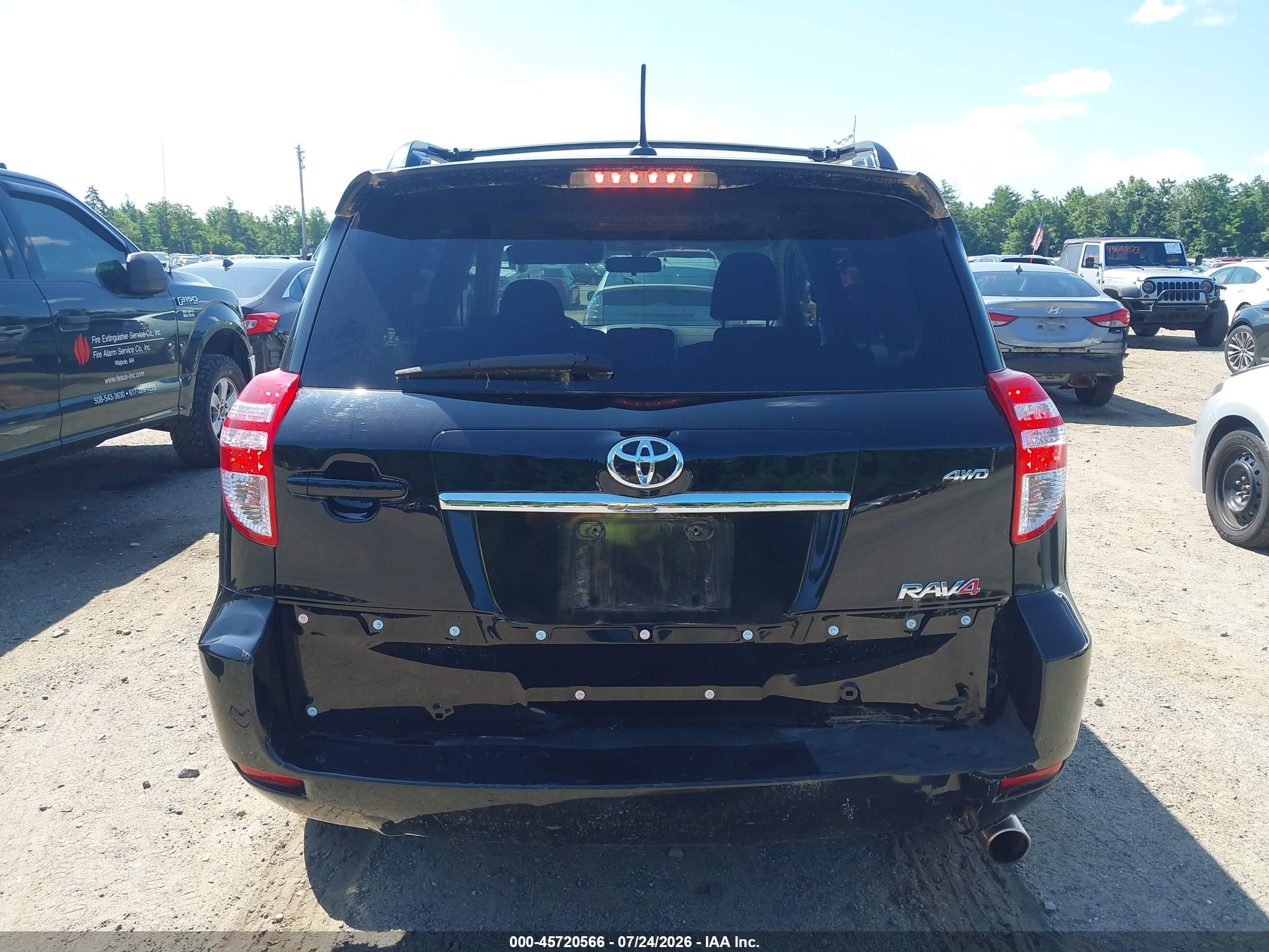 2011 Toyota Rav4 Sport Black vin: JTMRF4DVXB5042443