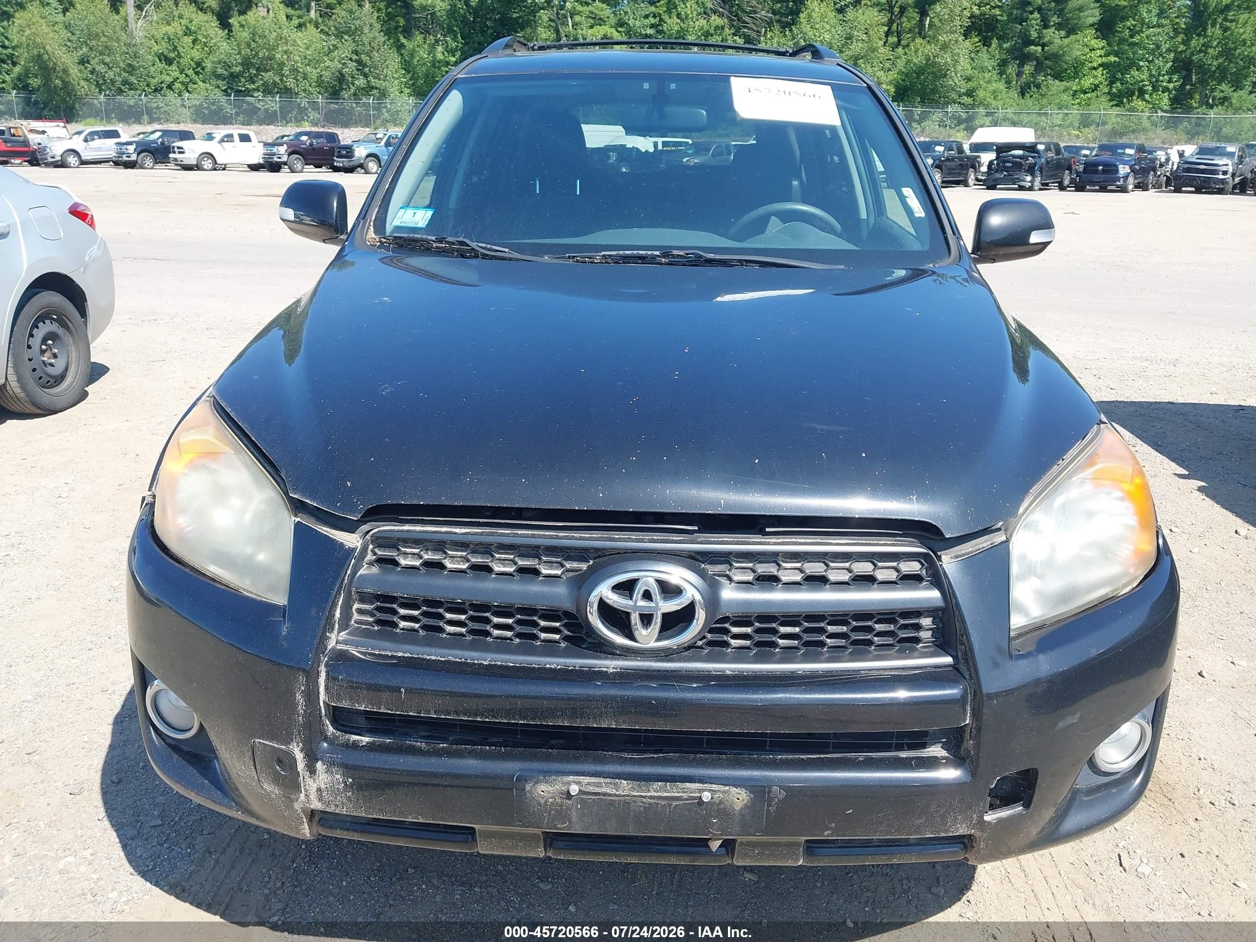 2011 Toyota Rav4 Sport Black vin: JTMRF4DVXB5042443