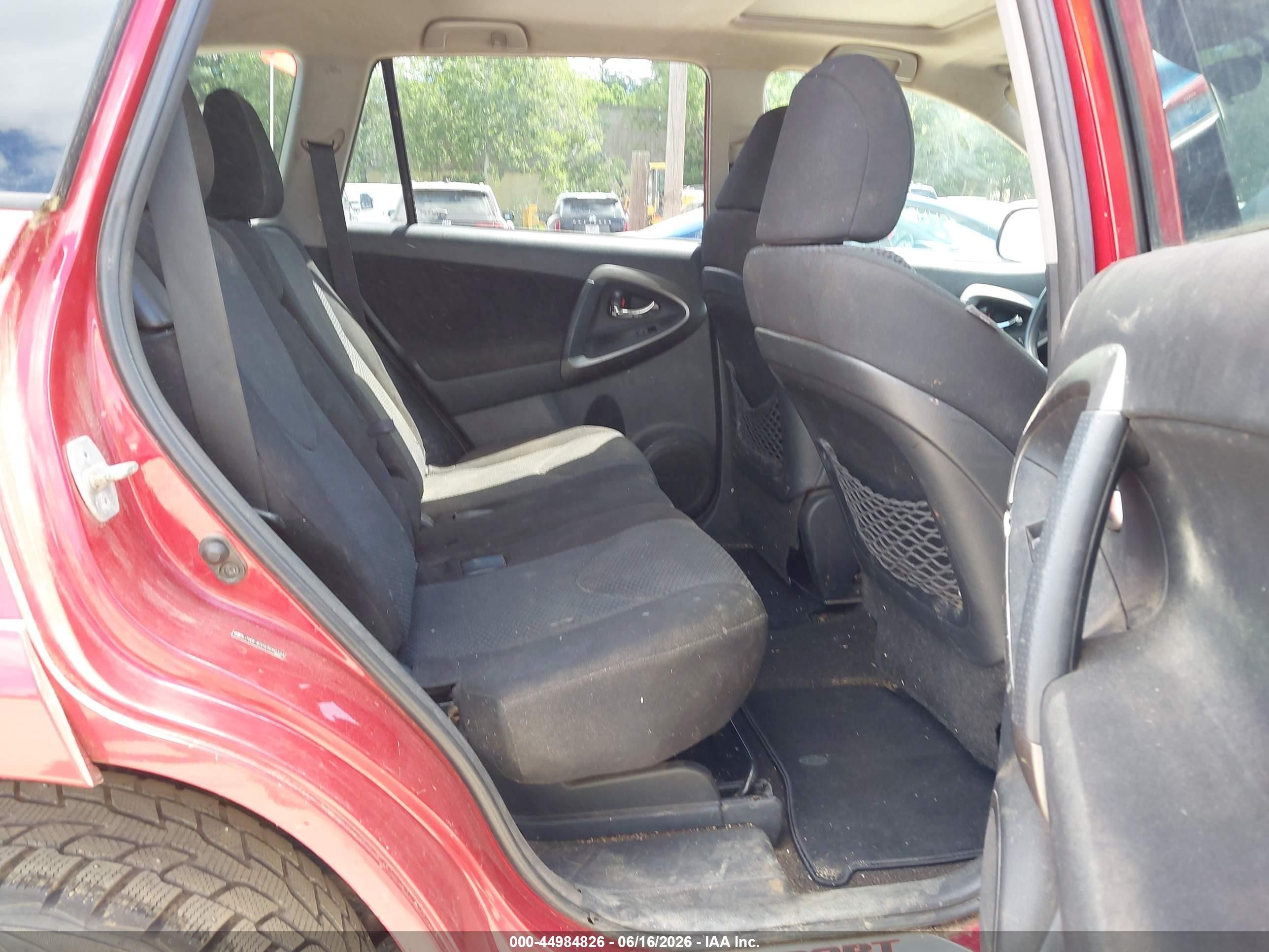 2012 Toyota Rav4 Sport Red vin: JTMRF4DVXC5050334