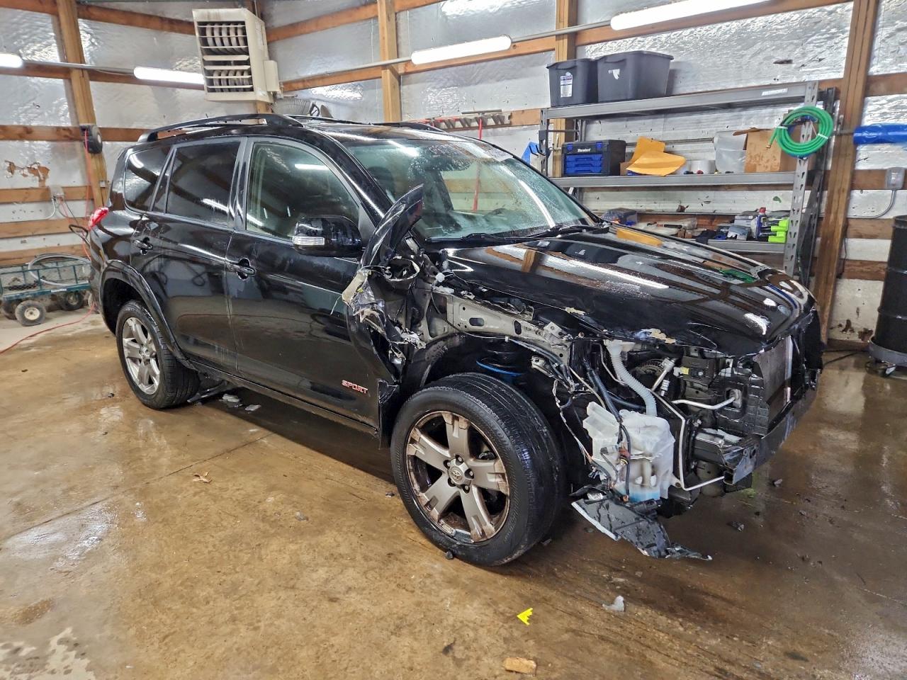 2012 Toyota Rav4 Sport Black vin: JTMRF4DVXC5057526
