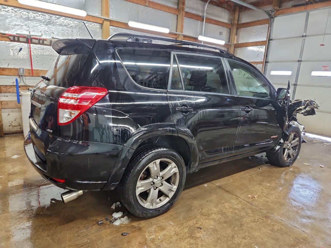 2012 Toyota Rav4 Sport Black vin: JTMRF4DVXC5057526
