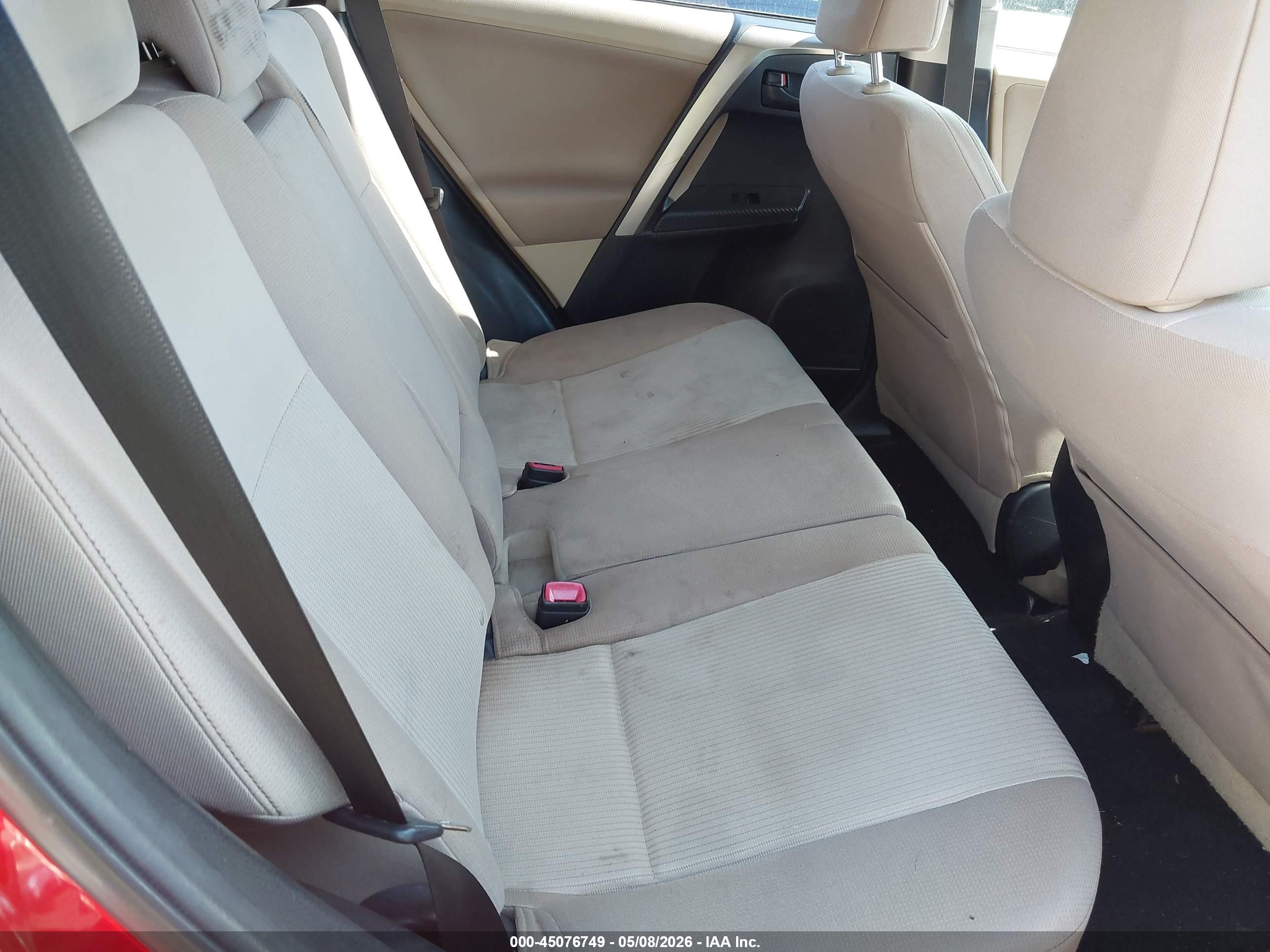 2013 Toyota Rav4 Xle Red vin: JTMRFREV0D5002600