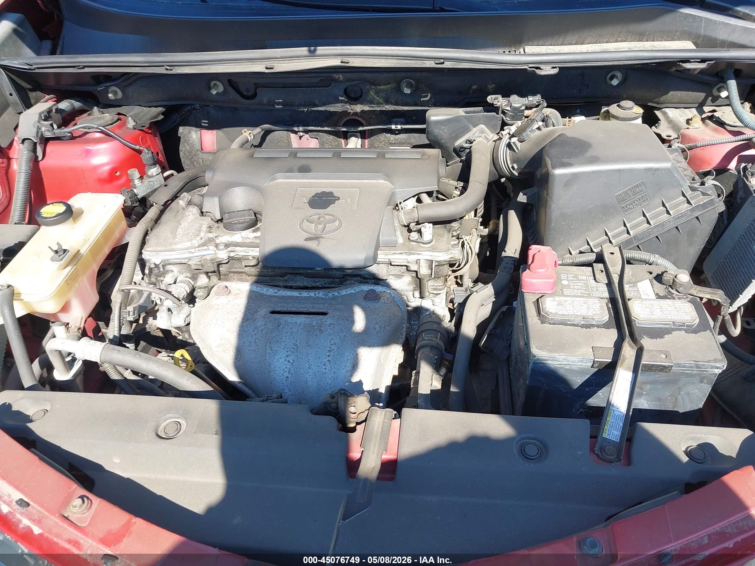 2013 Toyota Rav4 Xle Red vin: JTMRFREV0D5002600