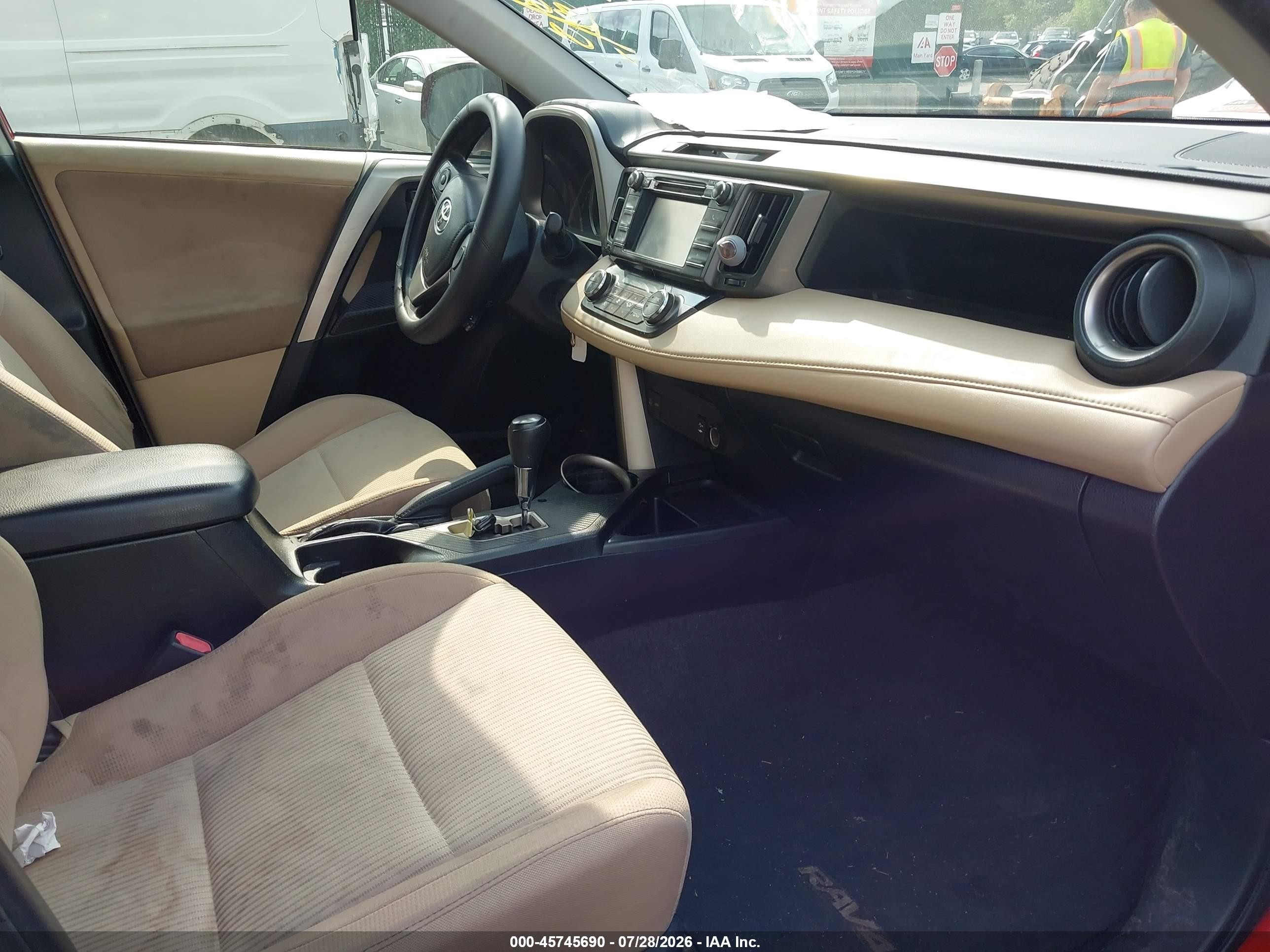 2013 Toyota Rav4 Xle Red vin: JTMRFREV0D5002600