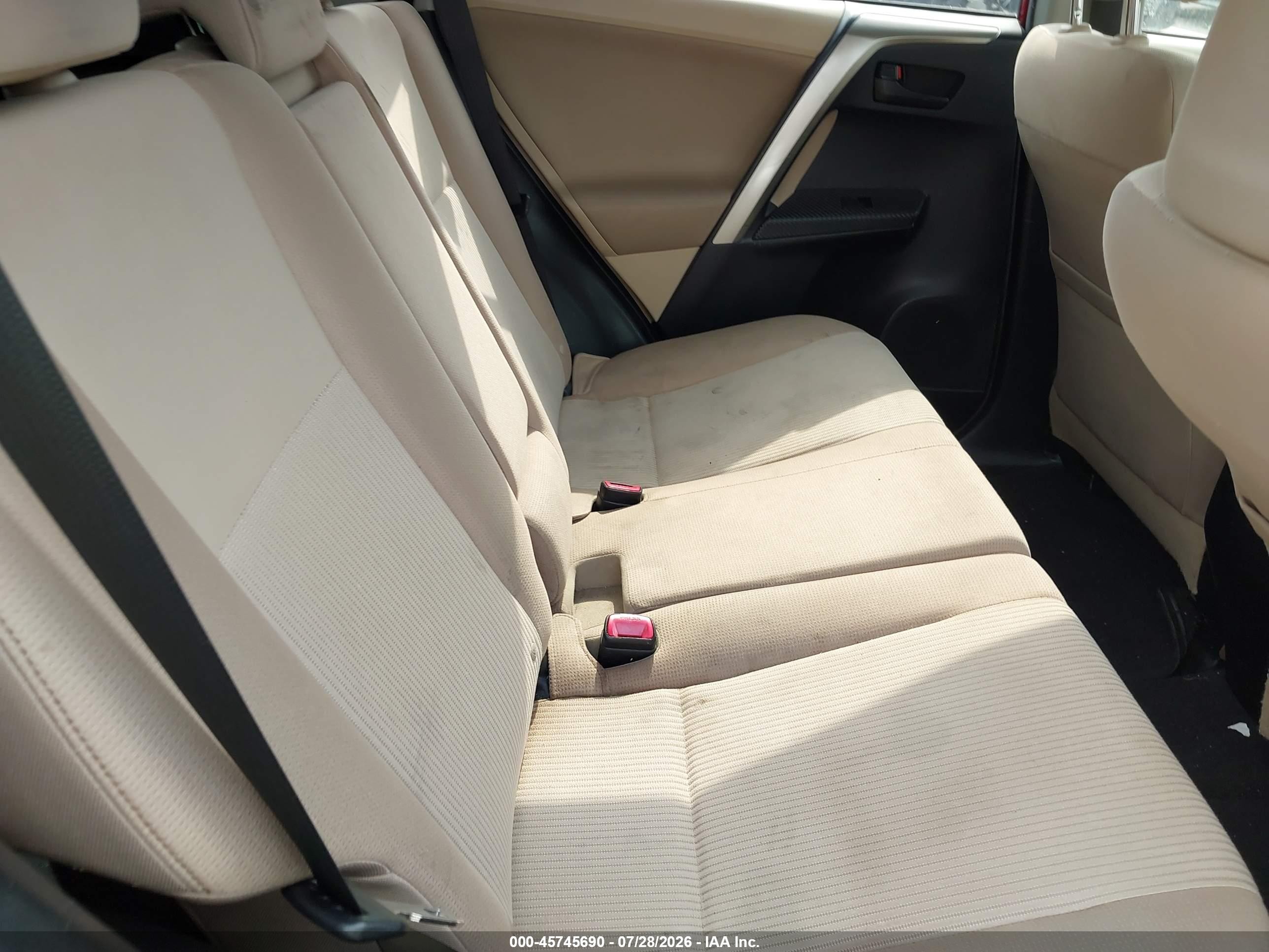 2013 Toyota Rav4 Xle Red vin: JTMRFREV0D5002600