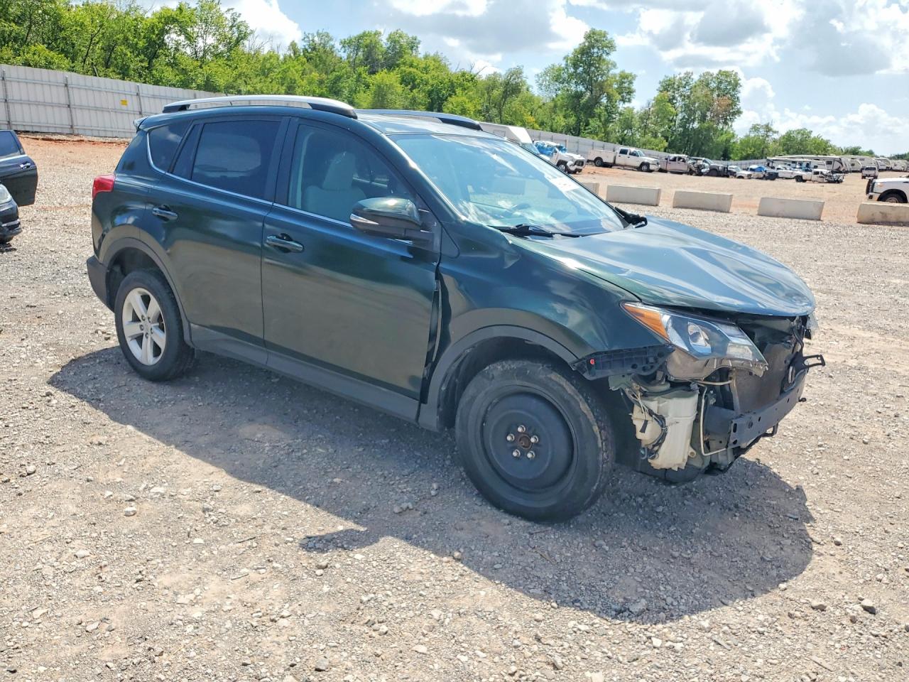 2013 Toyota Rav4 Xle Green vin: JTMRFREV0D5024970