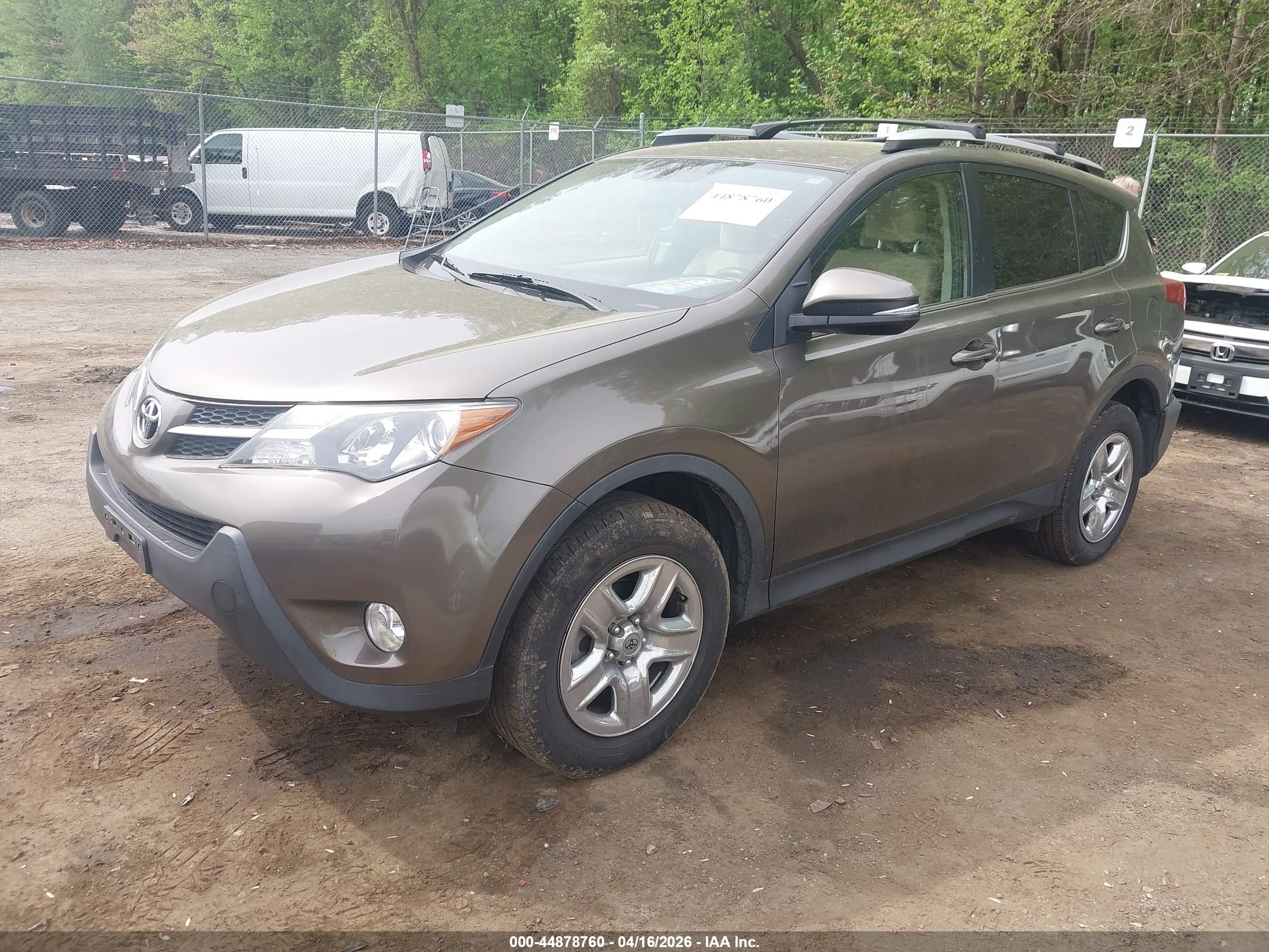 2013 Toyota Rav4 Xle Gray vin: JTMRFREV0DD005244