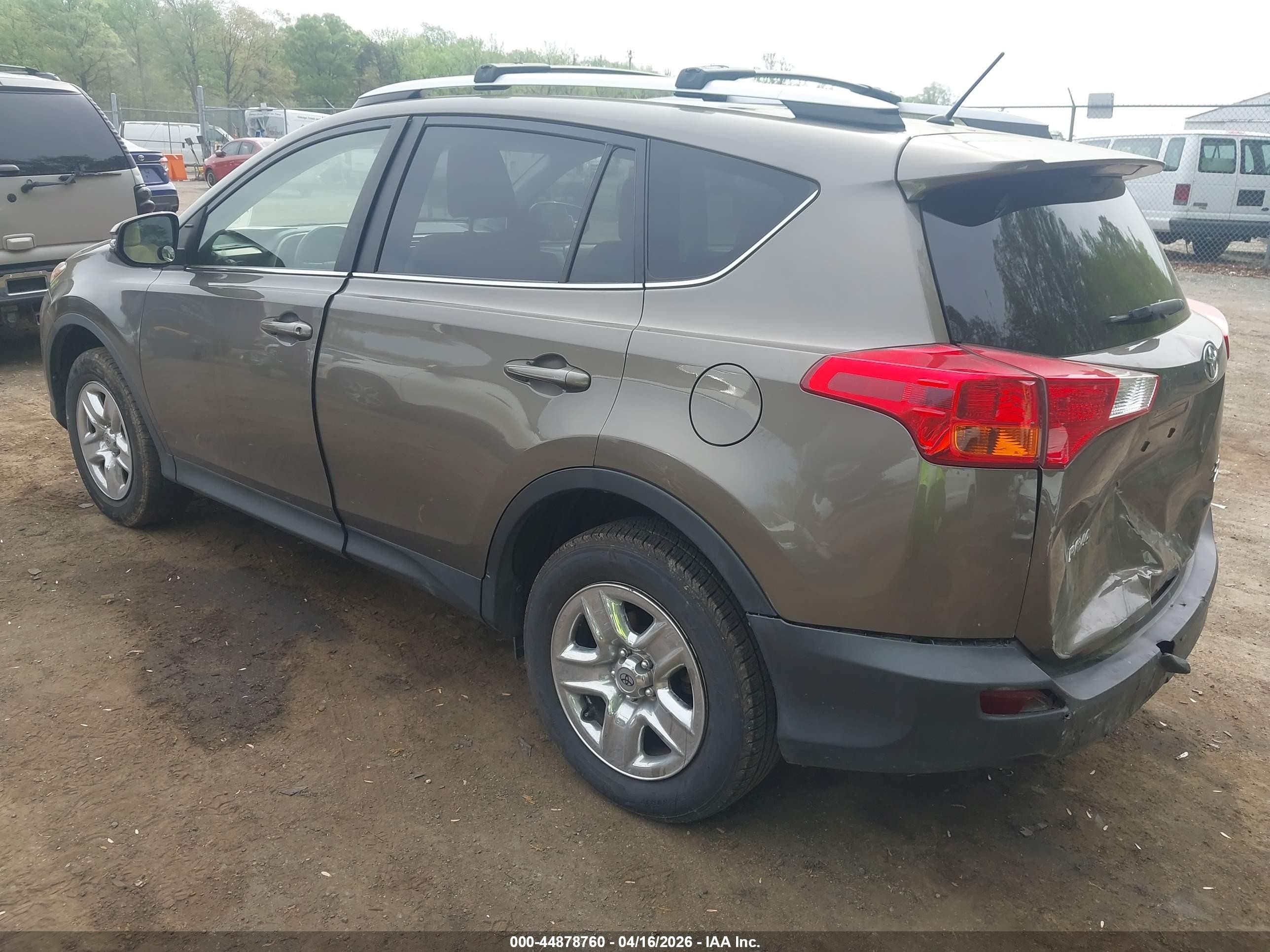 2013 Toyota Rav4 Xle Gray vin: JTMRFREV0DD005244