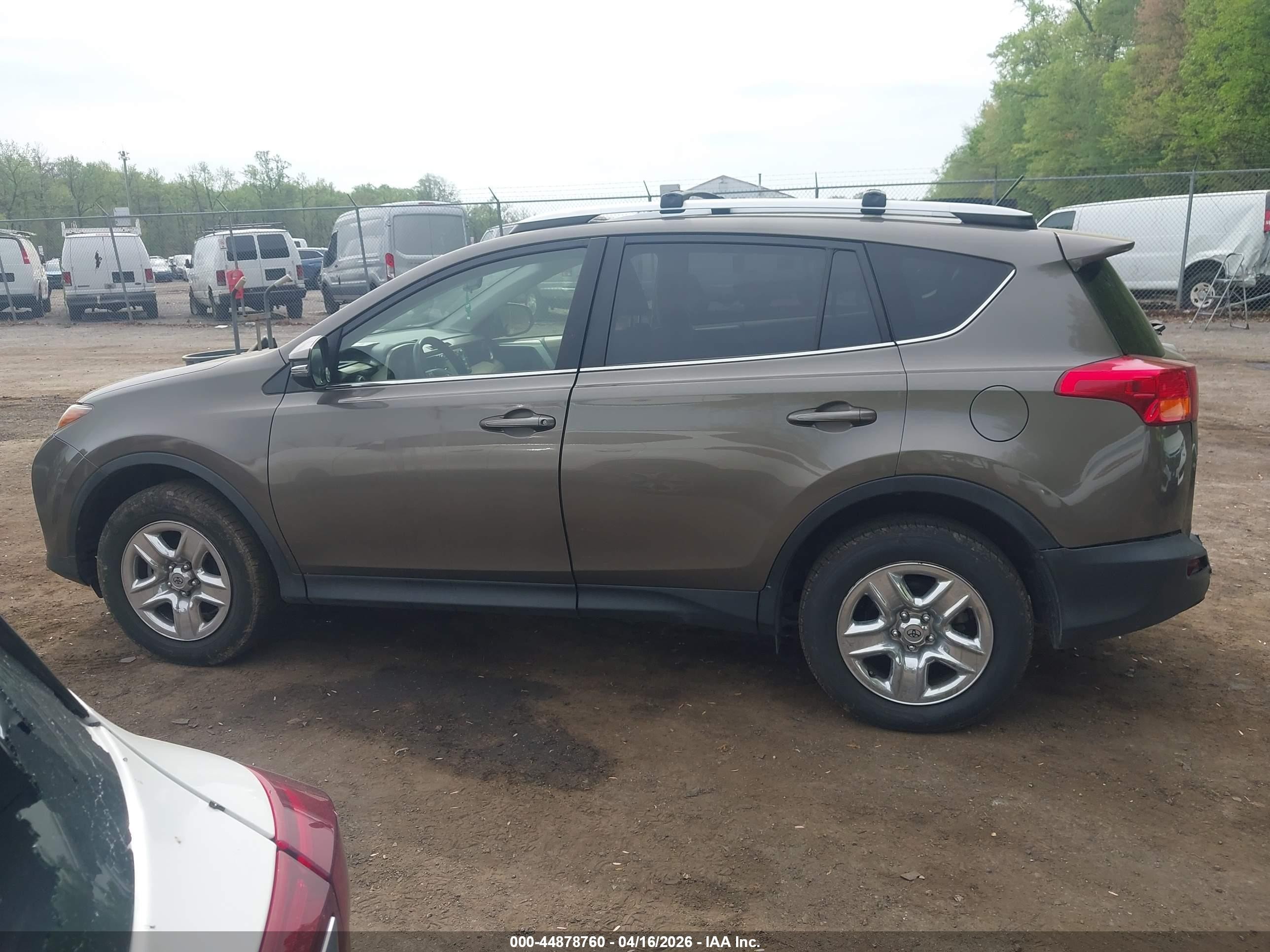 2013 Toyota Rav4 Xle Gray vin: JTMRFREV0DD005244