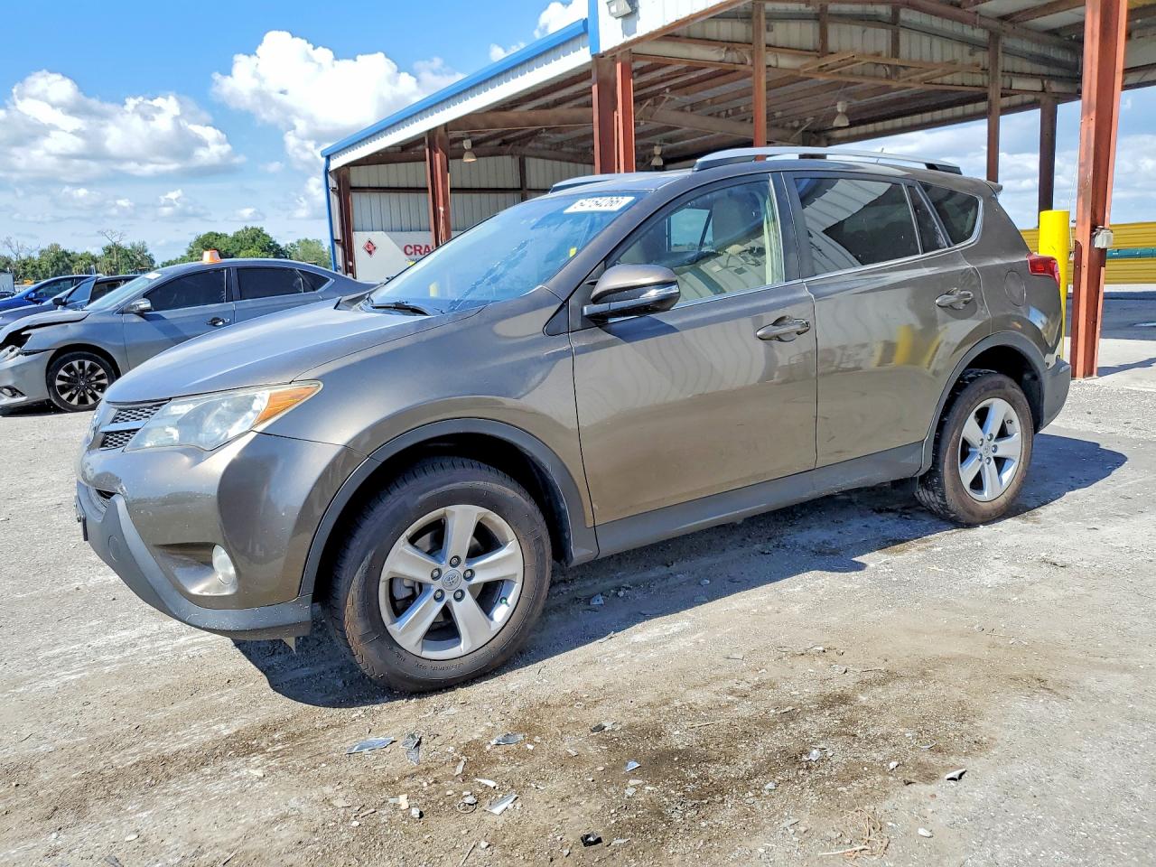2013 Toyota Rav4 Xle Gray vin: JTMRFREV0DD009391