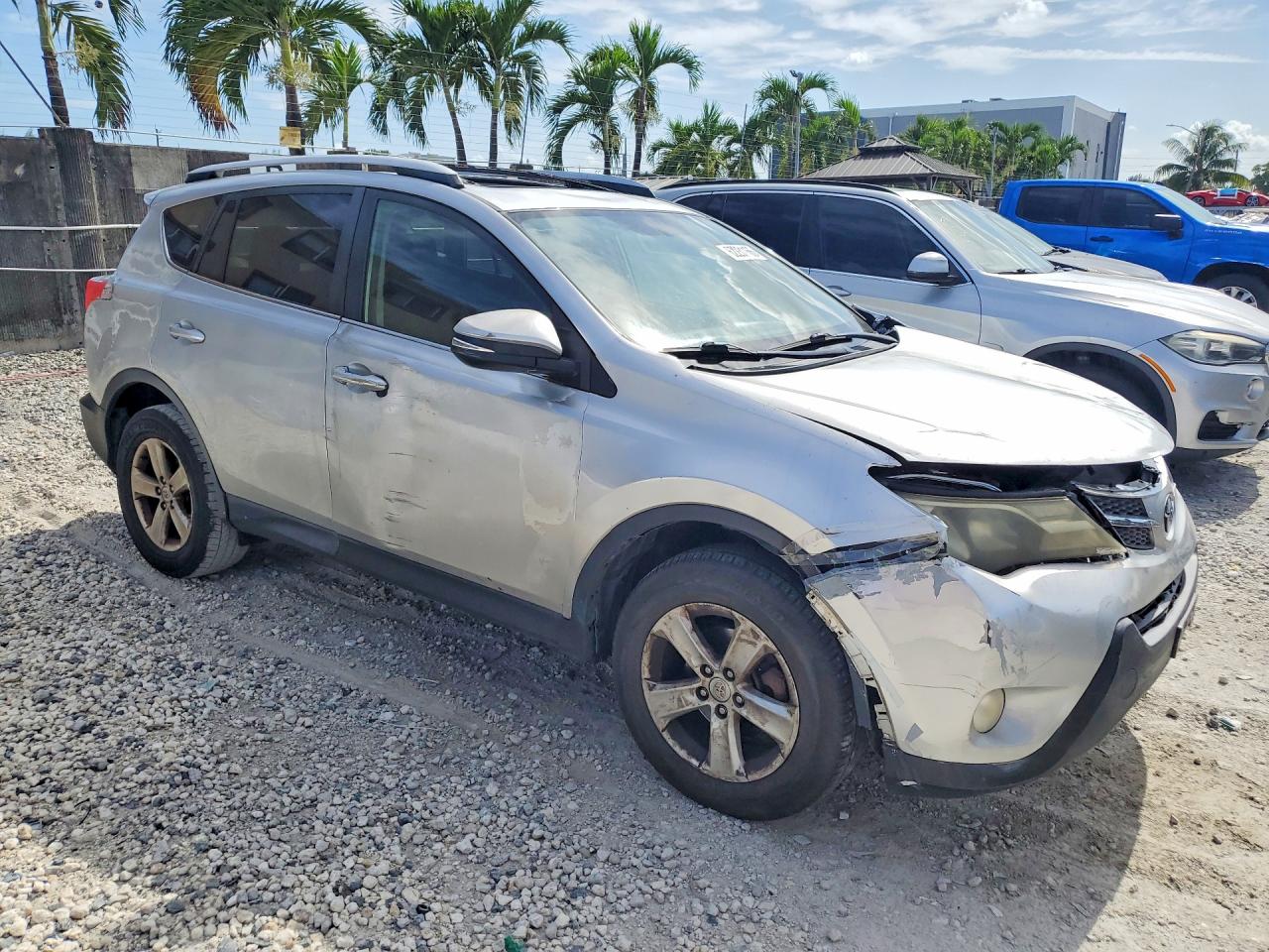 2013 Toyota Rav4 Xle Silver vin: JTMRFREV0DD044643