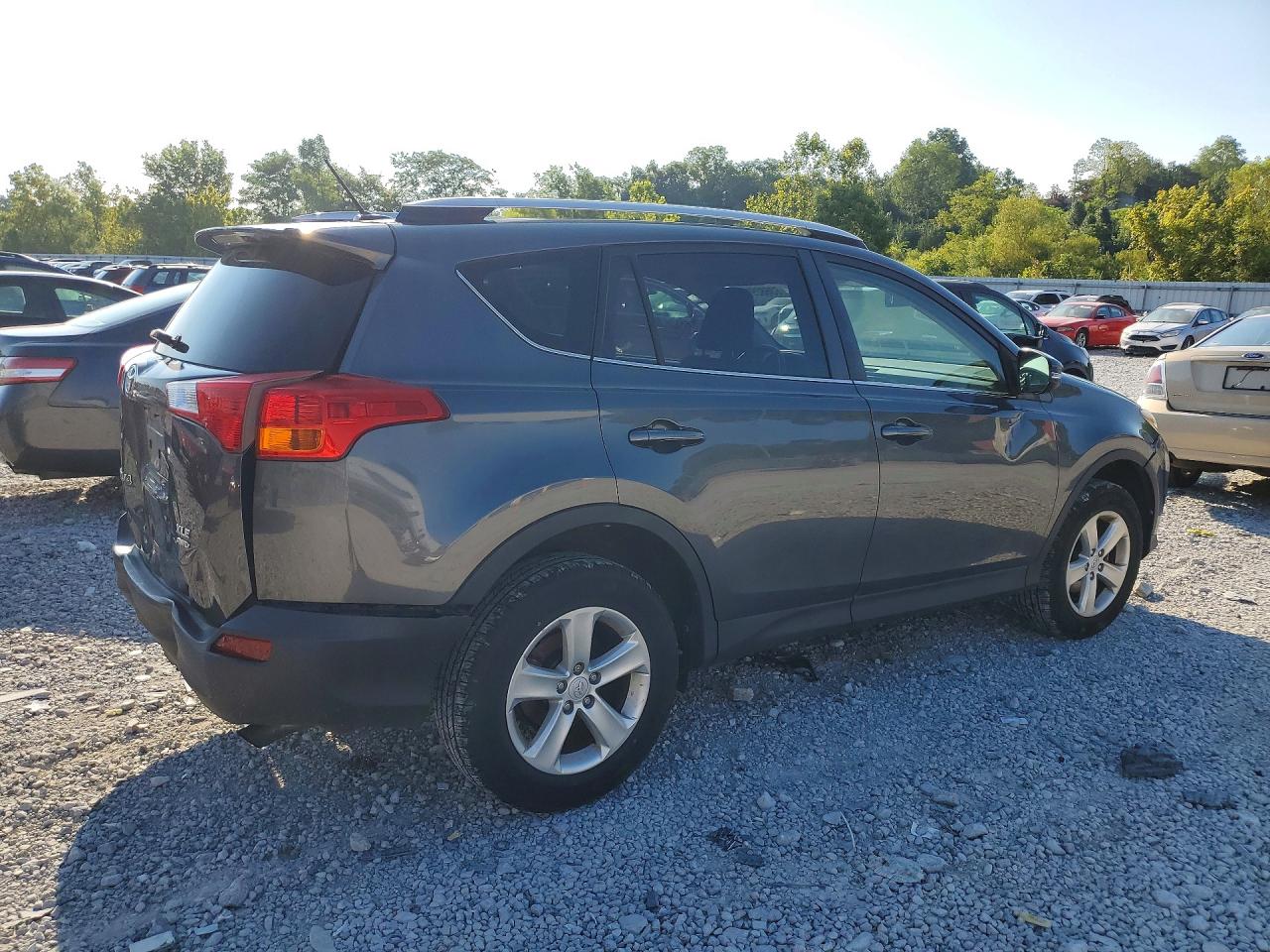 2014 Toyota Rav4 Xle Gray vin: JTMRFREV0ED047687