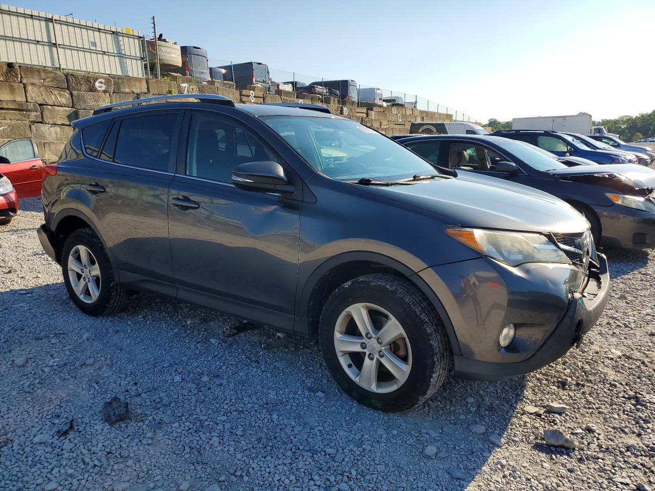 2014 Toyota Rav4 Xle Gray vin: JTMRFREV0ED047687