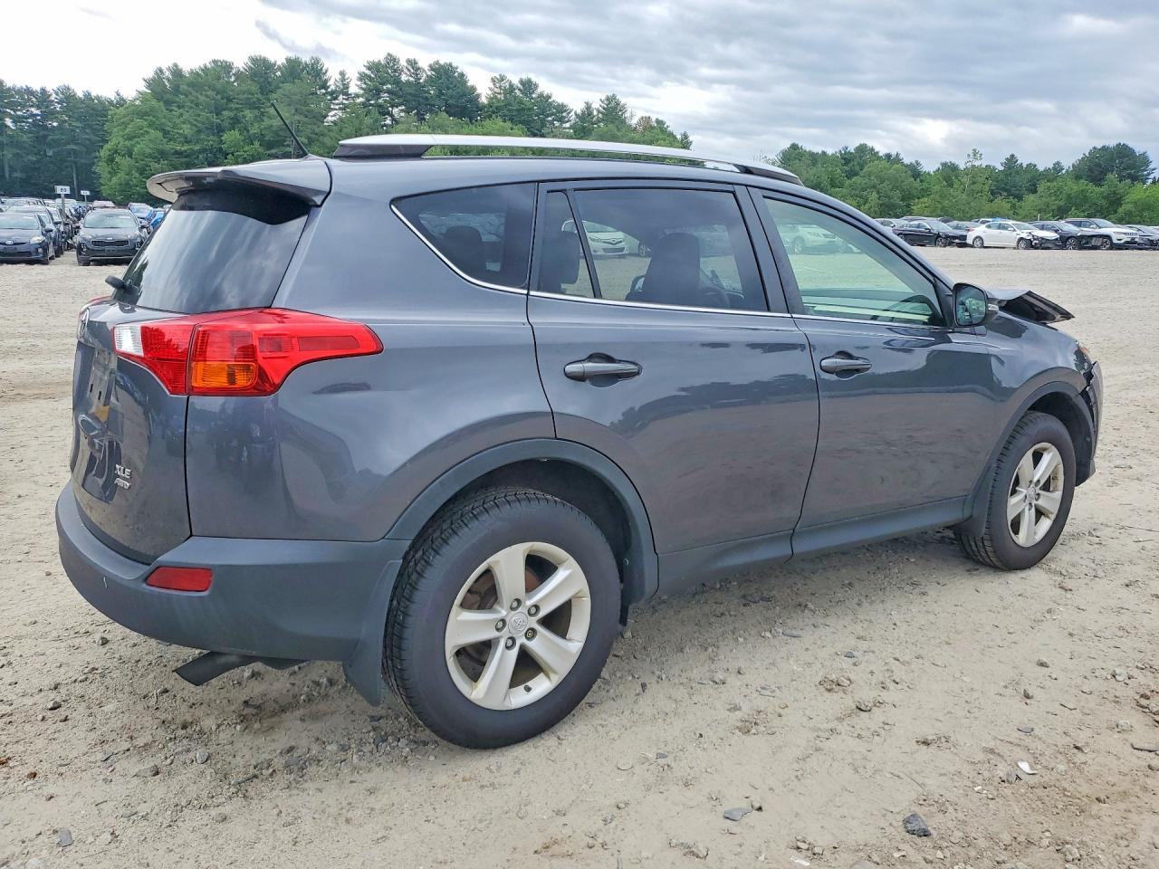 2014 Toyota Rav4 Xle Gray vin: JTMRFREV0ED048919