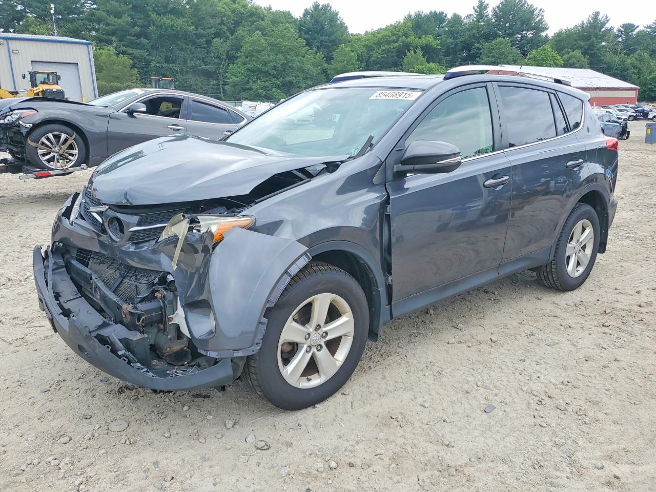 2014 Toyota Rav4 Xle Gray vin: JTMRFREV0ED048919