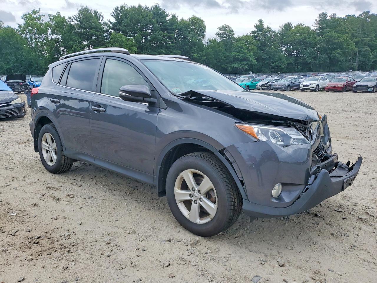2014 Toyota Rav4 Xle Gray vin: JTMRFREV0ED048919