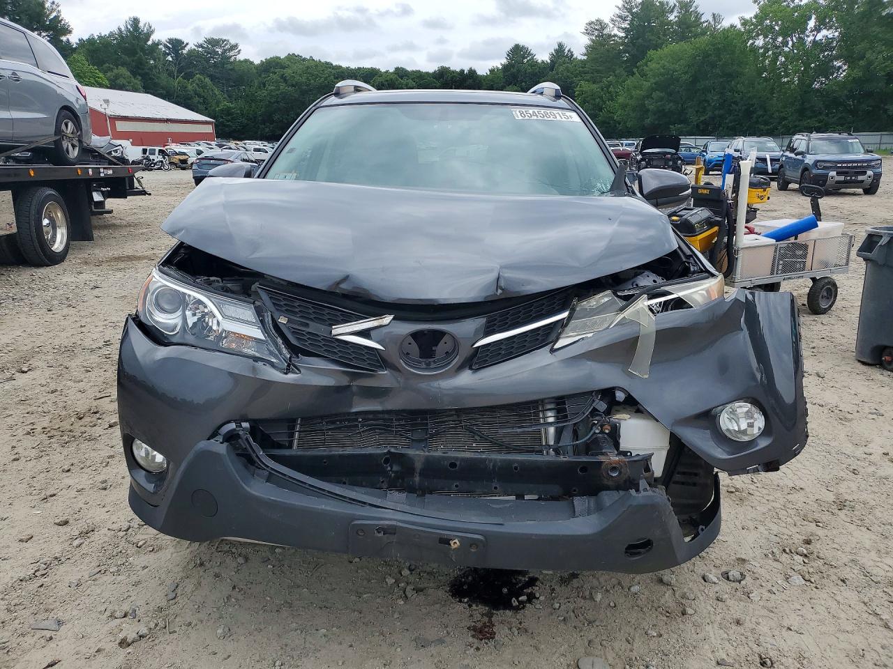 2014 Toyota Rav4 Xle Gray vin: JTMRFREV0ED048919