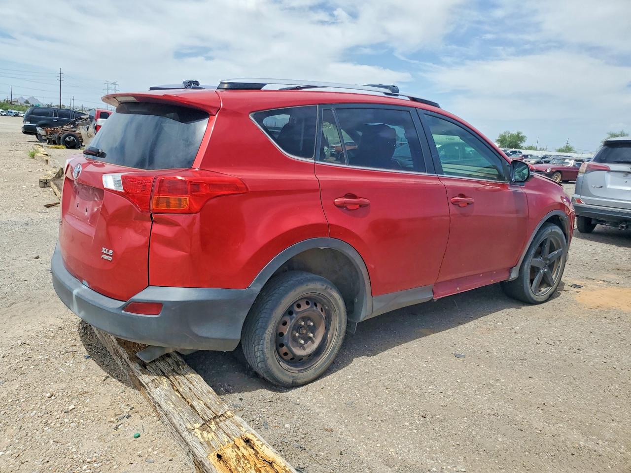 2014 Toyota Rav4 Xle Red vin: JTMRFREV0ED050878