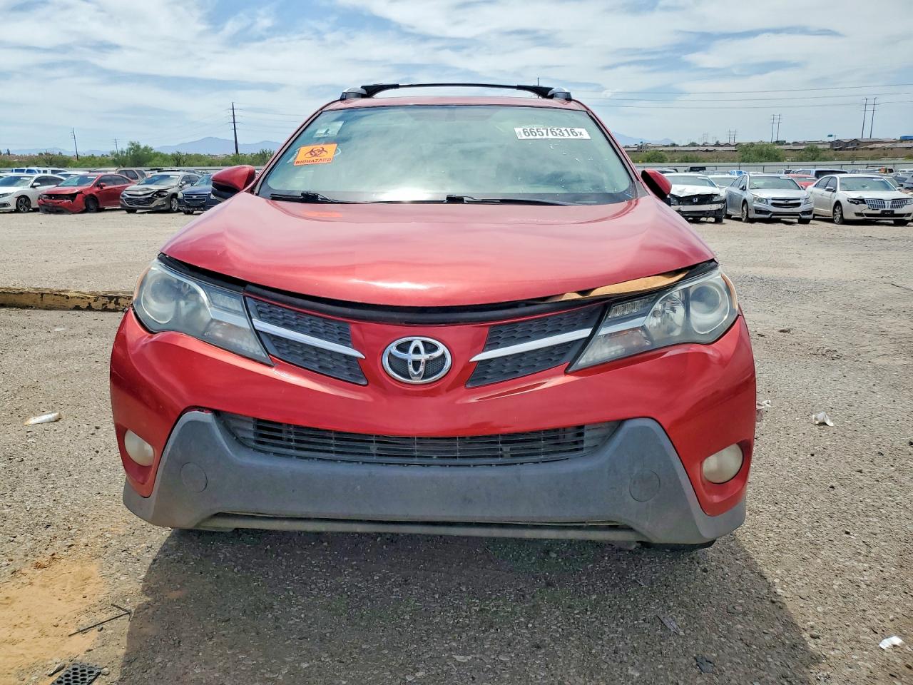 2014 Toyota Rav4 Xle Red vin: JTMRFREV0ED050878