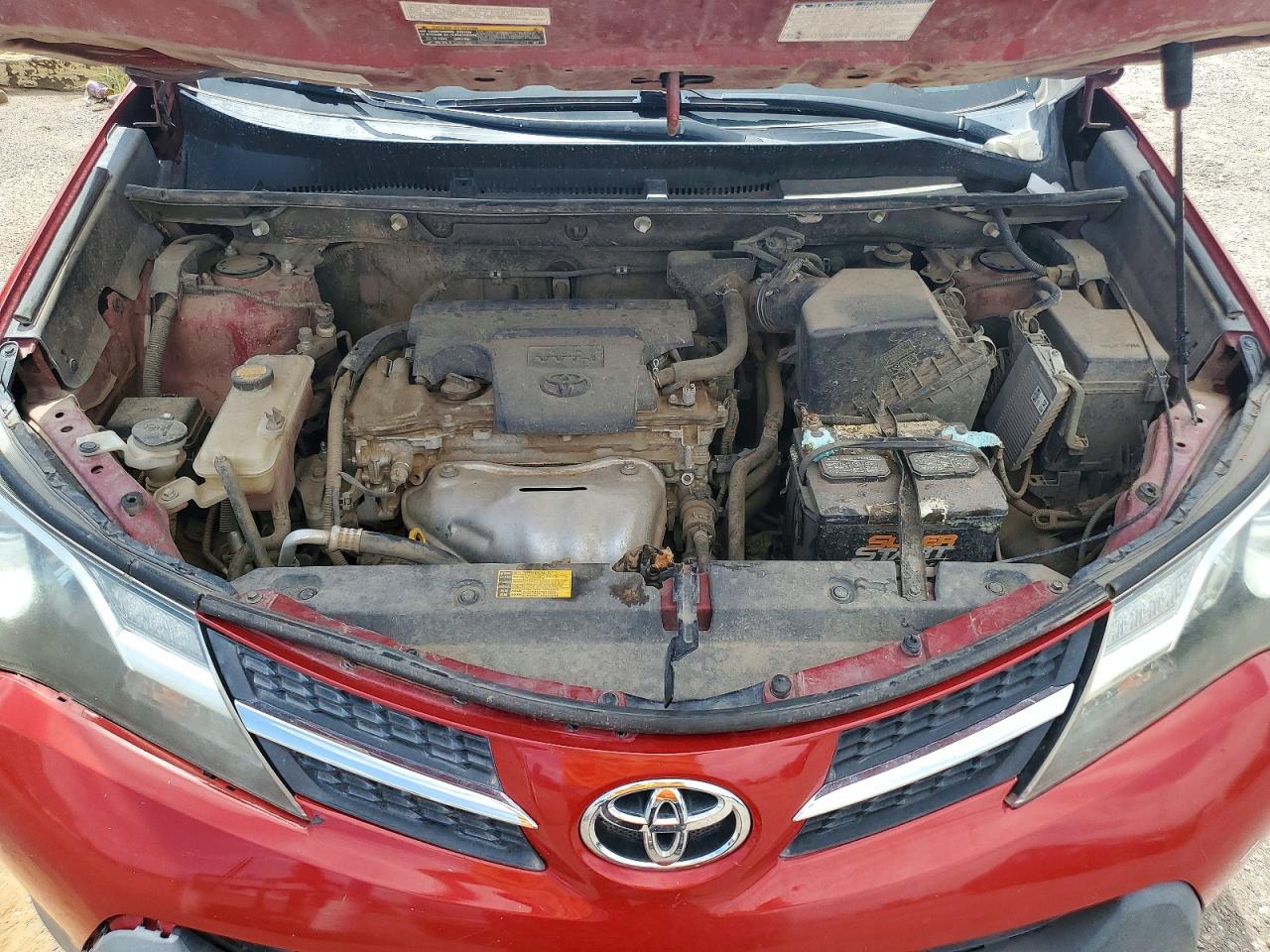 2014 Toyota Rav4 Xle Red vin: JTMRFREV0ED050878