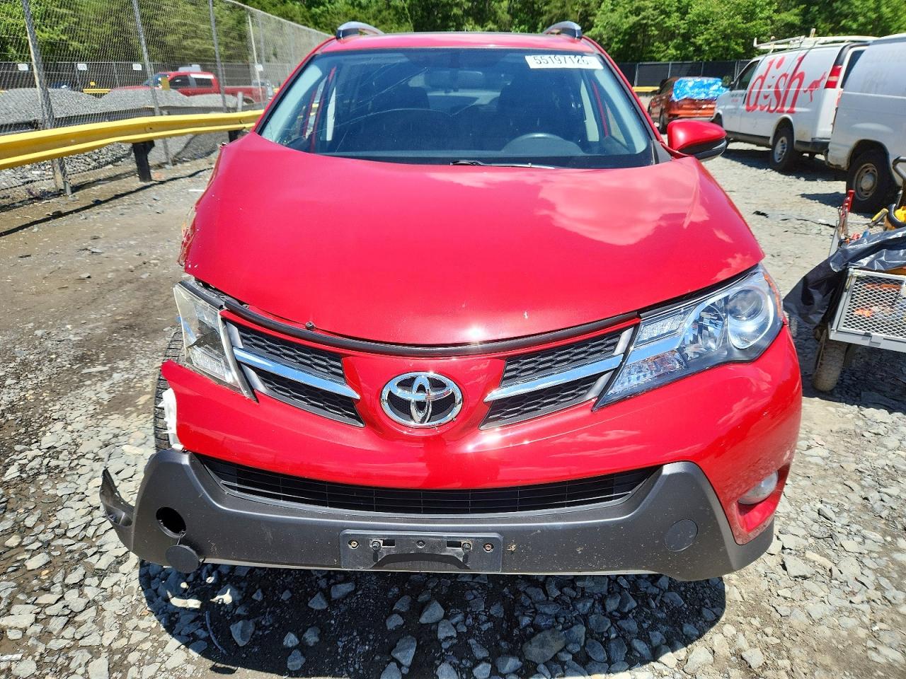 2014 Toyota Rav4 Xle Red vin: JTMRFREV0ED083668