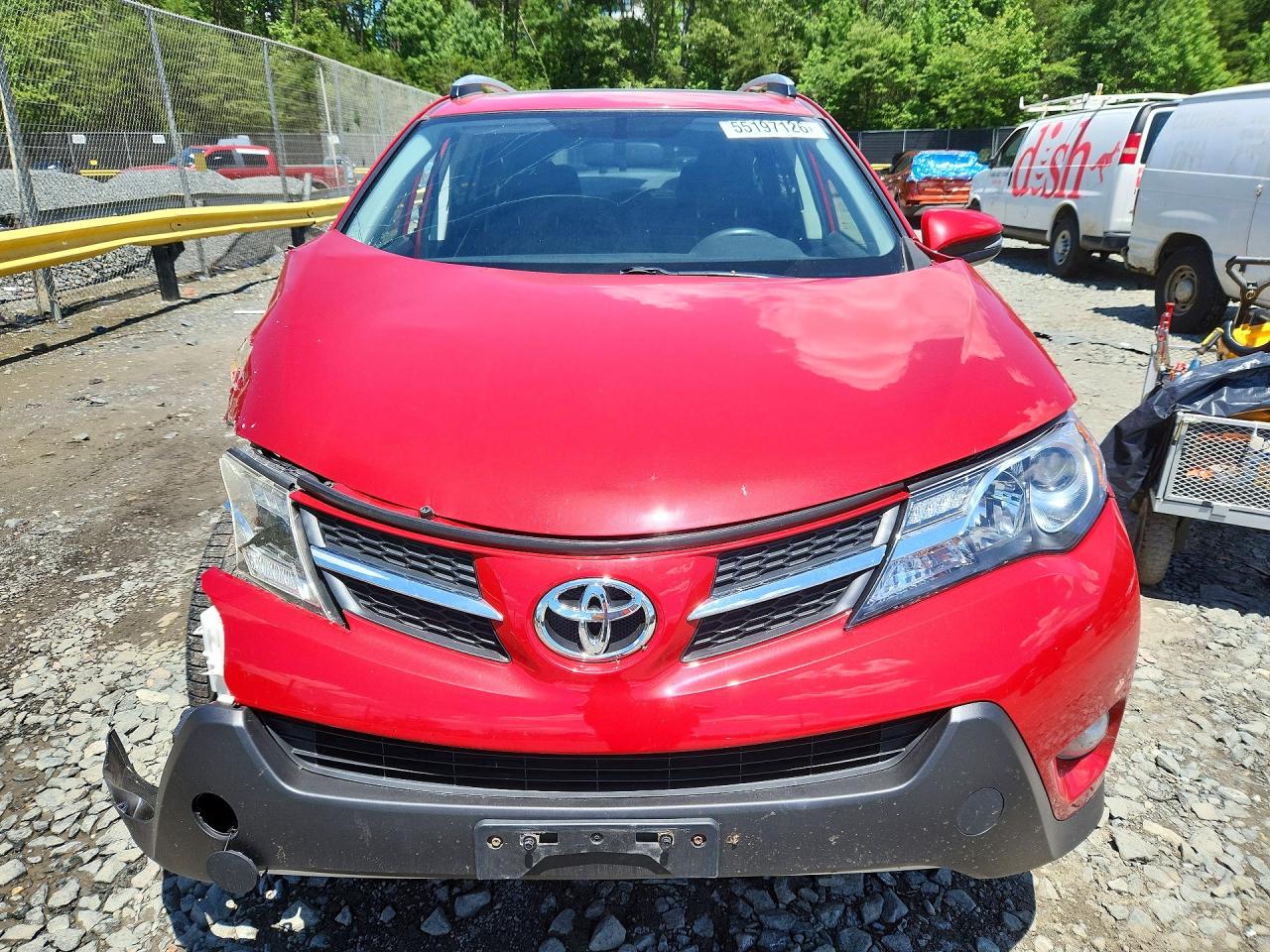 2014 Toyota Rav4 Xle Red vin: JTMRFREV0ED083668