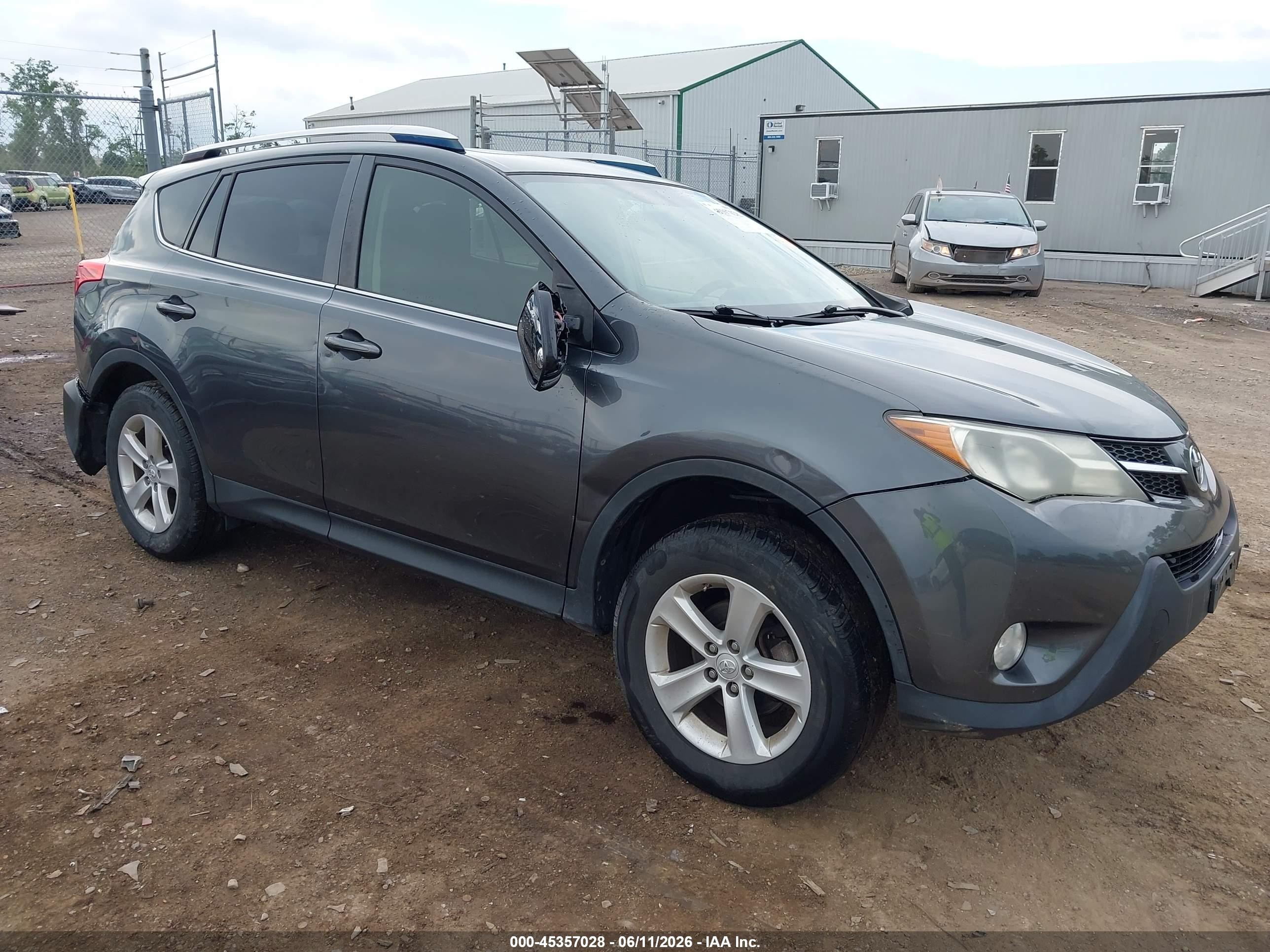 2014 Toyota Rav4 Xle Gray vin: JTMRFREV0ED084366