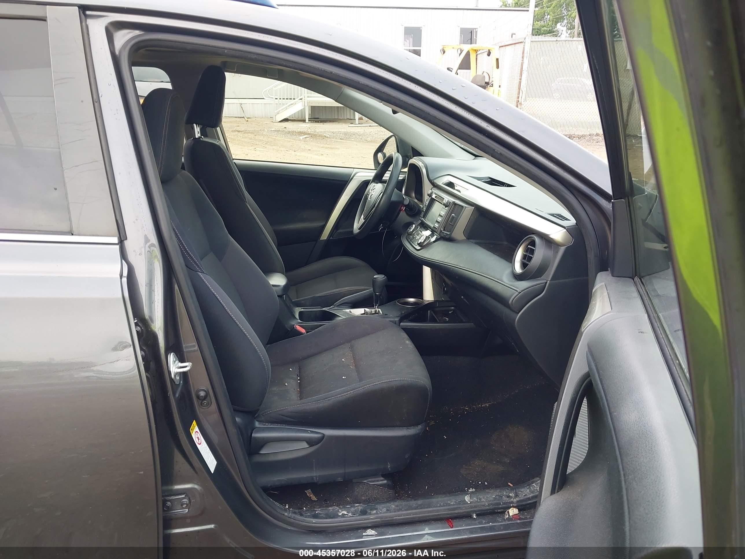 2014 Toyota Rav4 Xle Gray vin: JTMRFREV0ED084366
