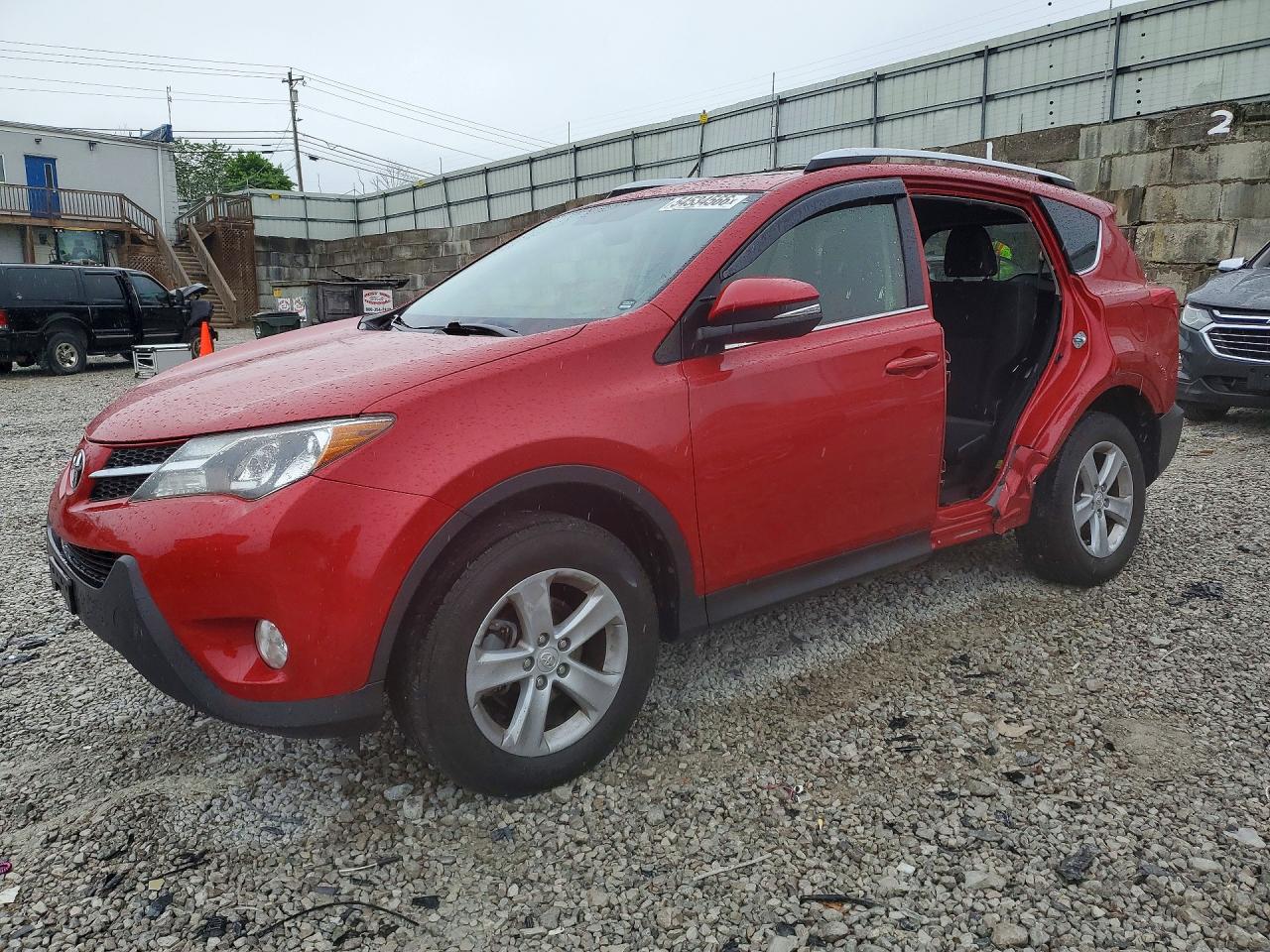 2014 Toyota Rav4 Xle Red vin: JTMRFREV0ED087168