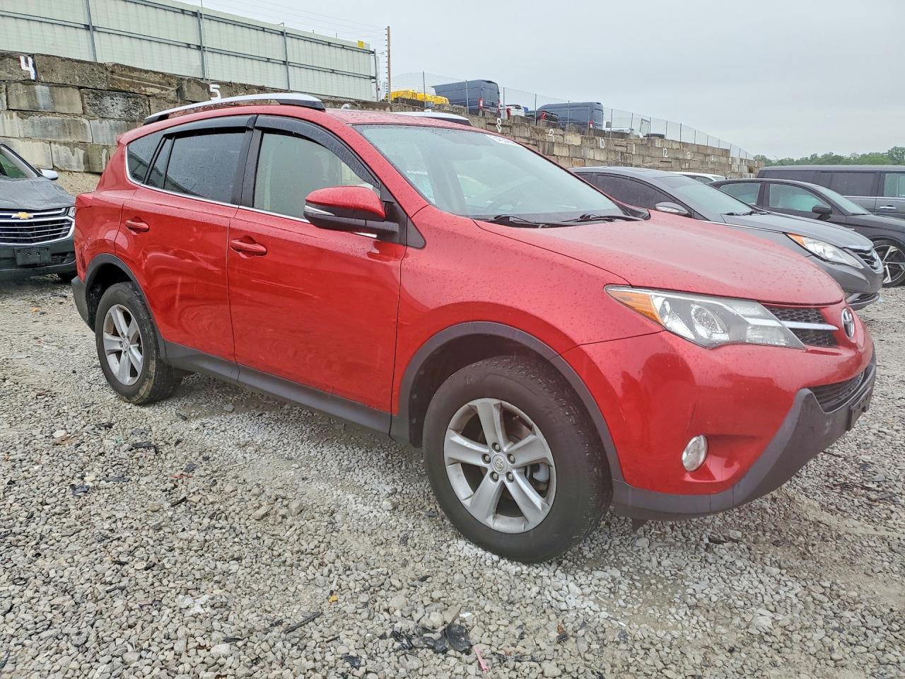 2014 Toyota Rav4 Xle Red vin: JTMRFREV0ED087168