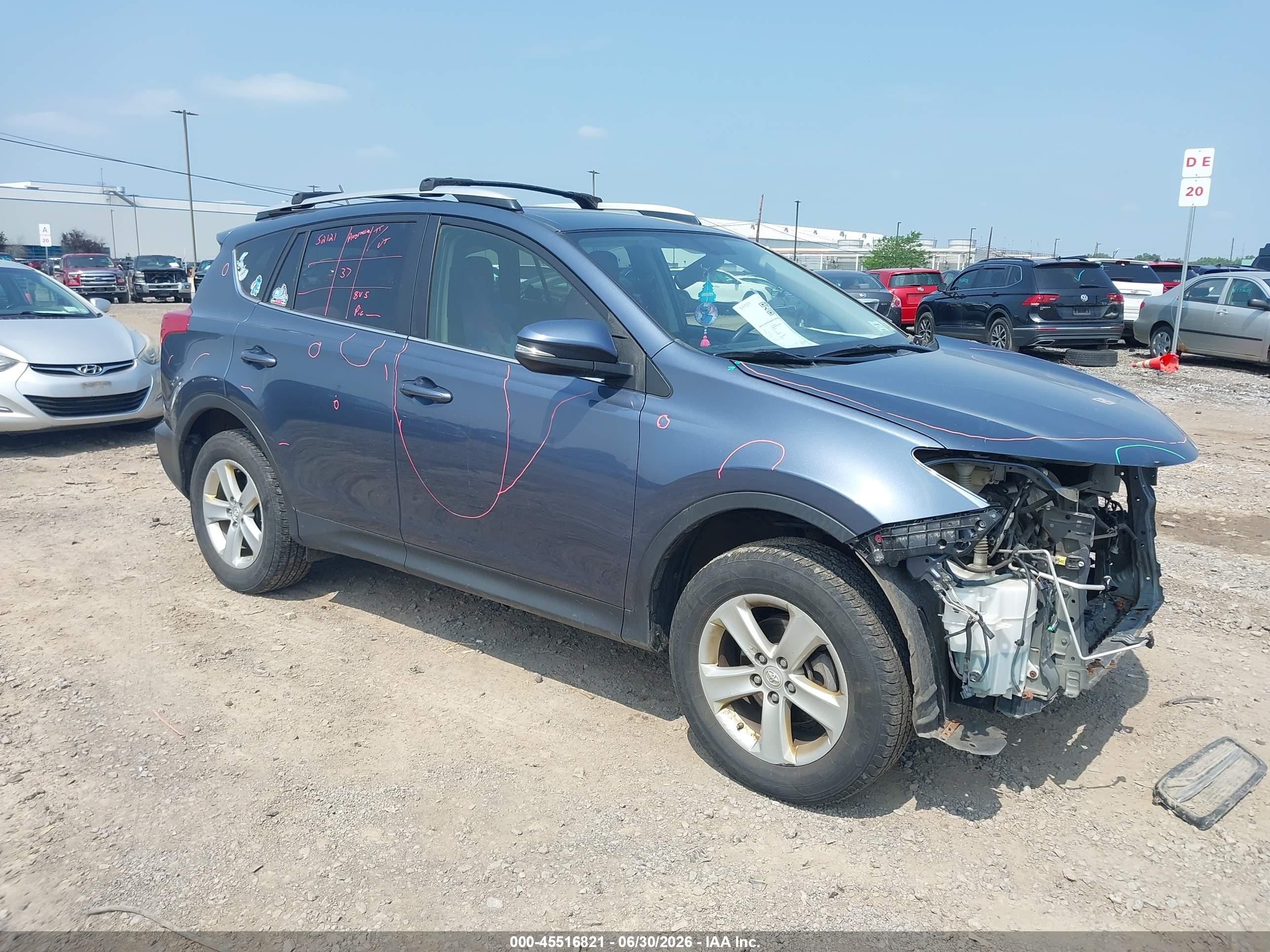 2014 Toyota Rav4 Xle Brown vin: JTMRFREV0ED094587