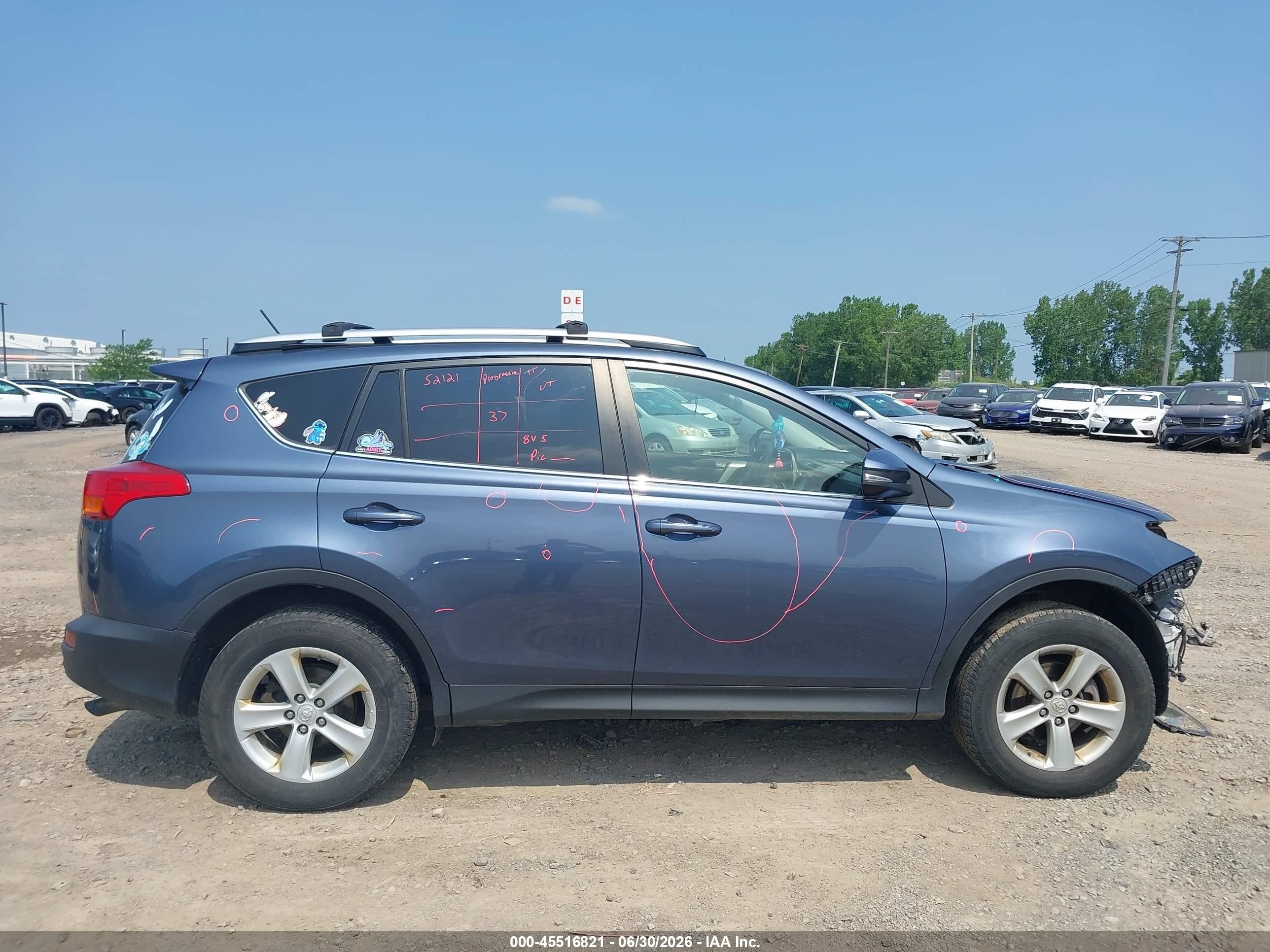 2014 Toyota Rav4 Xle Brown vin: JTMRFREV0ED094587