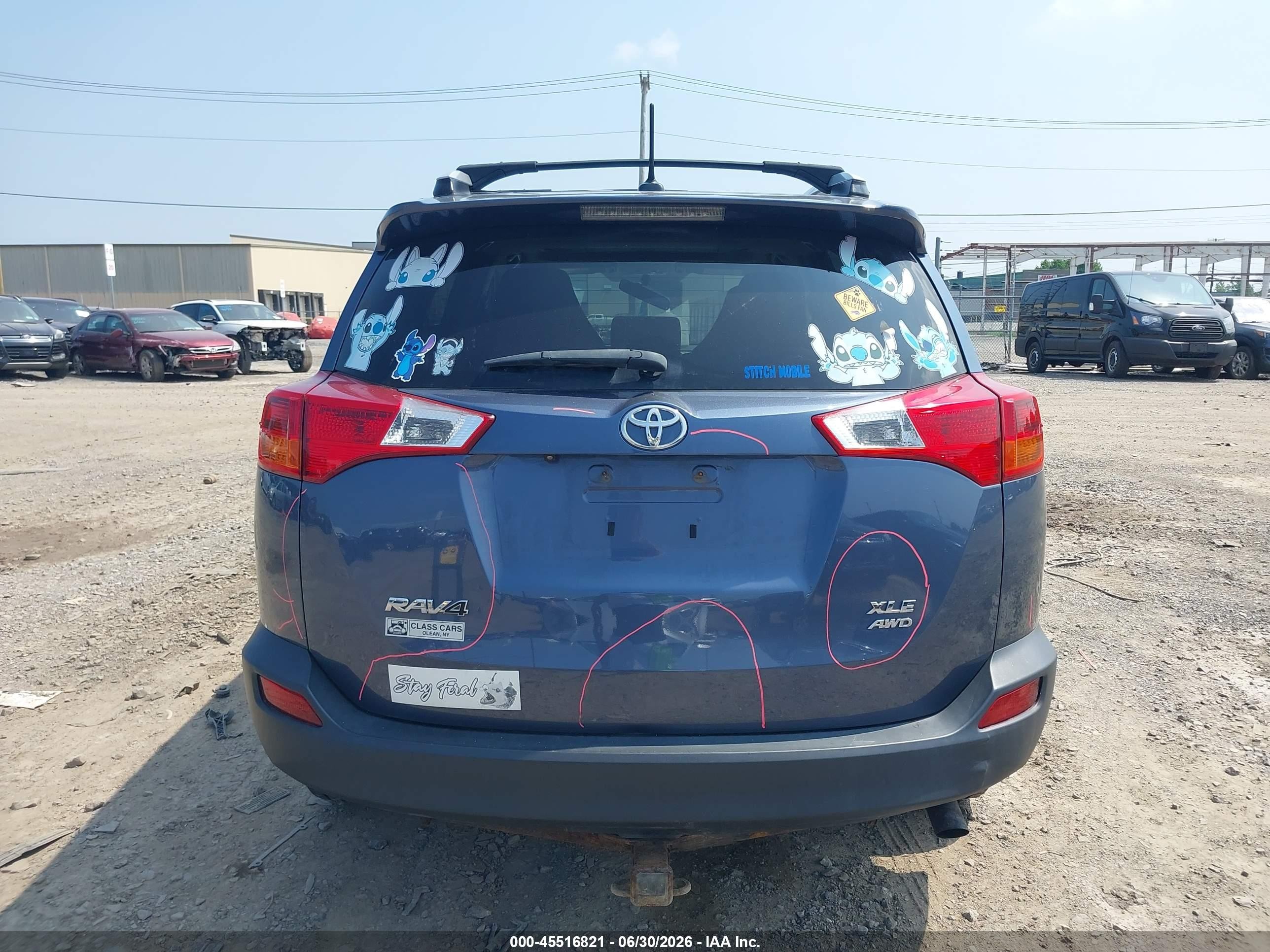 2014 Toyota Rav4 Xle Brown vin: JTMRFREV0ED094587