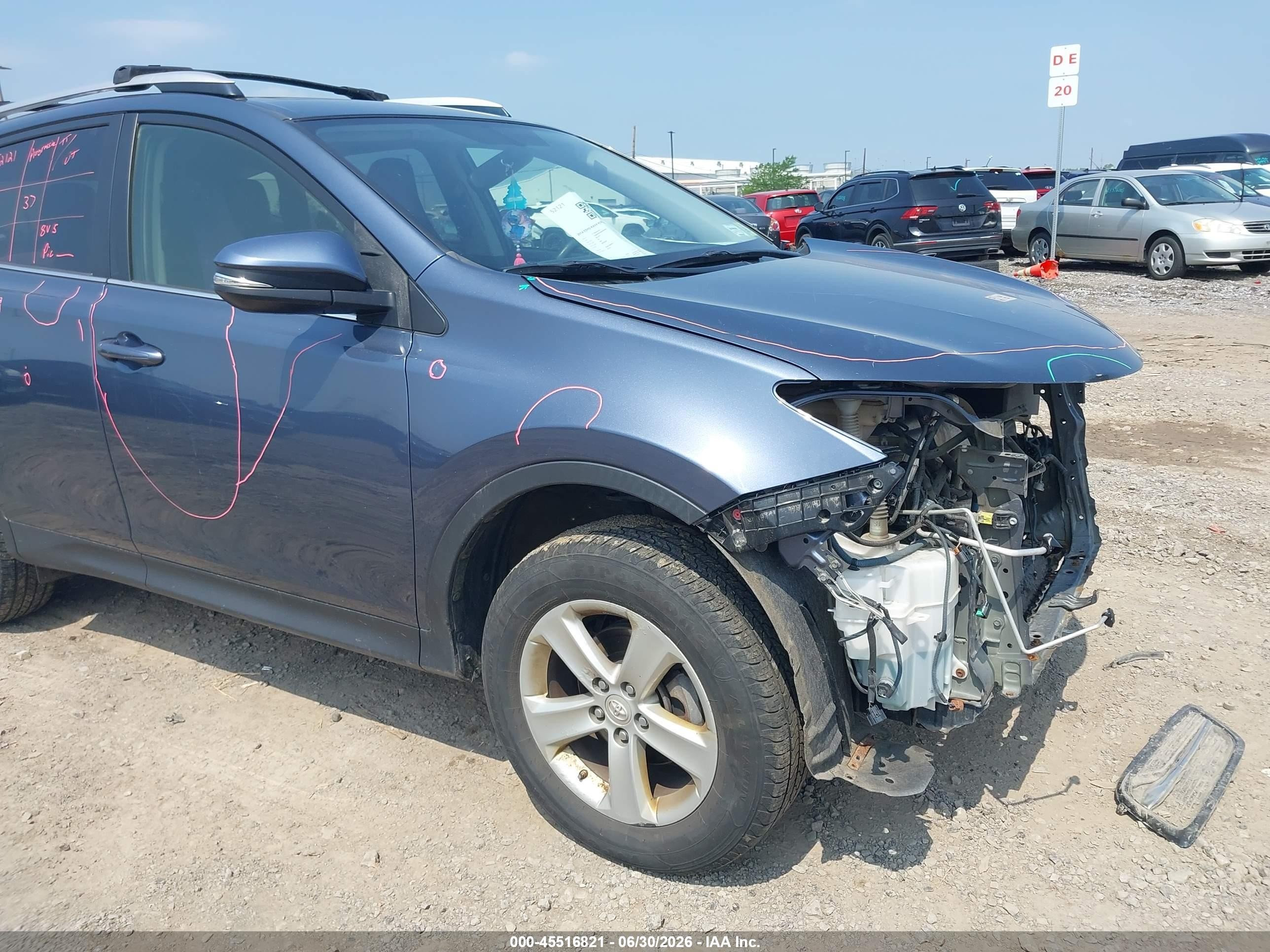 2014 Toyota Rav4 Xle Brown vin: JTMRFREV0ED094587