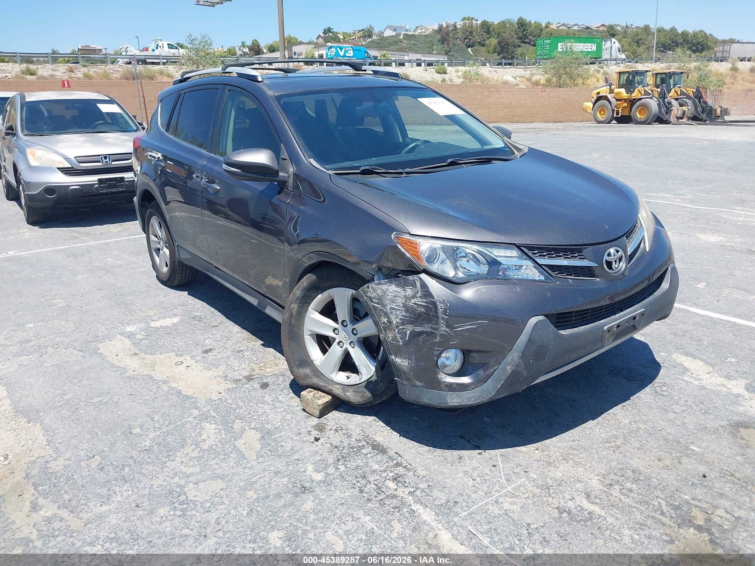 2014 Toyota Rav4 Xle Gray vin: JTMRFREV0EJ000127