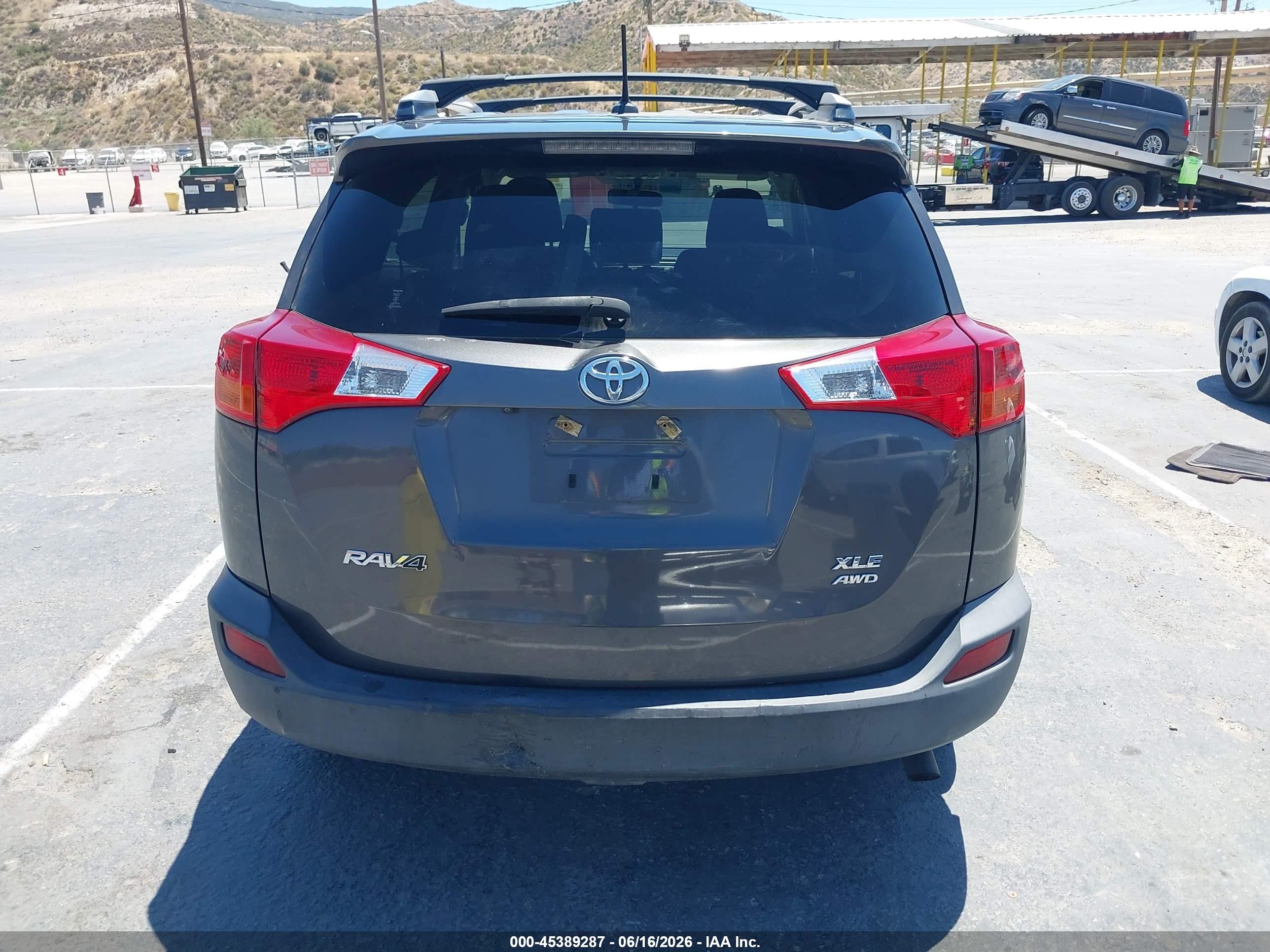 2014 Toyota Rav4 Xle Gray vin: JTMRFREV0EJ000127