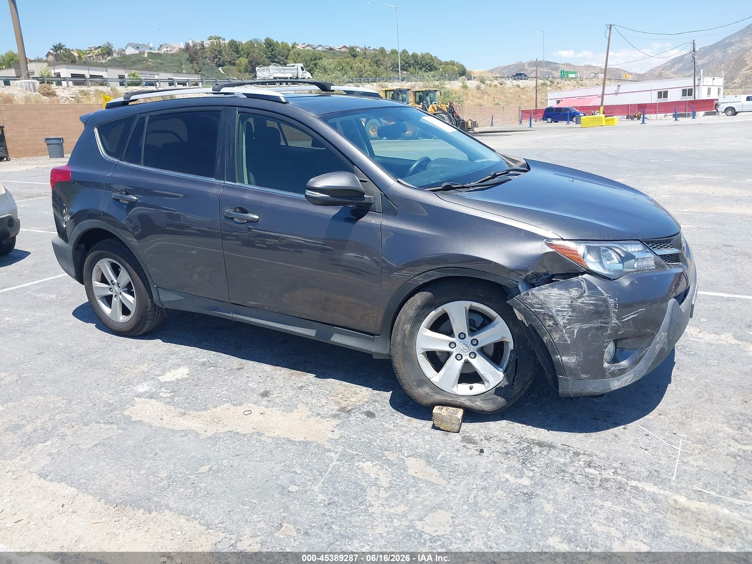 2014 Toyota Rav4 Xle Gray vin: JTMRFREV0EJ000127