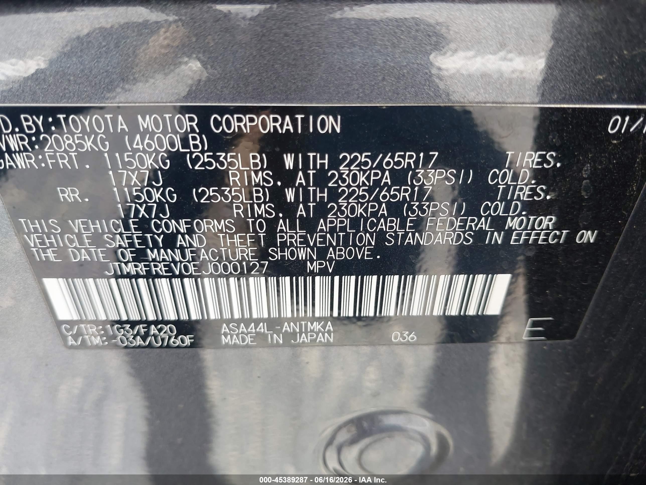 2014 Toyota Rav4 Xle Gray vin: JTMRFREV0EJ000127