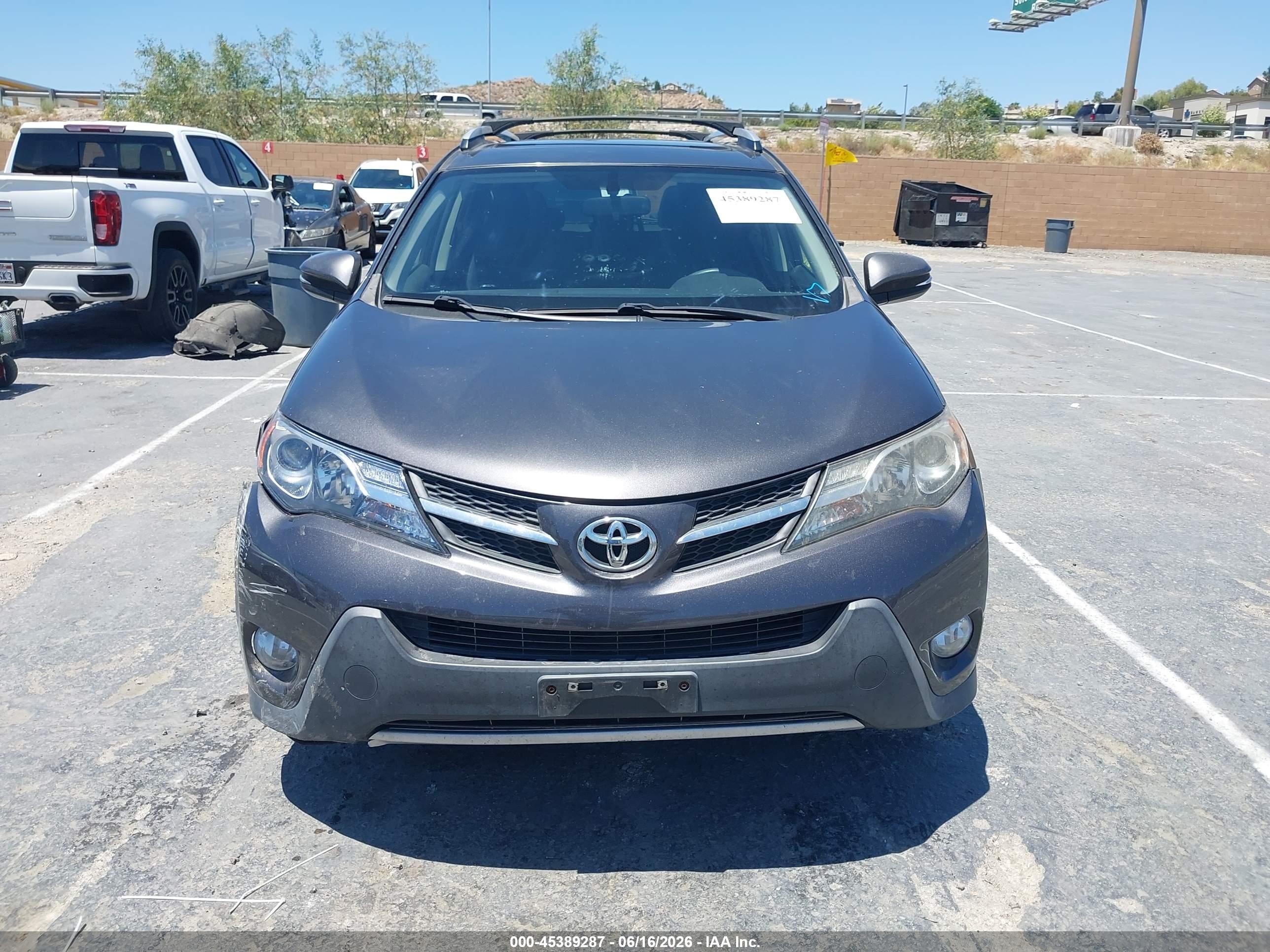 2014 Toyota Rav4 Xle Gray vin: JTMRFREV0EJ000127