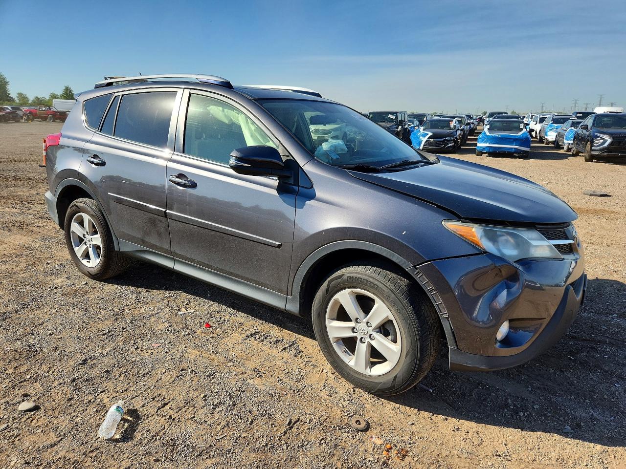 2014 Toyota Rav4 Xle Gray vin: JTMRFREV0EJ012133