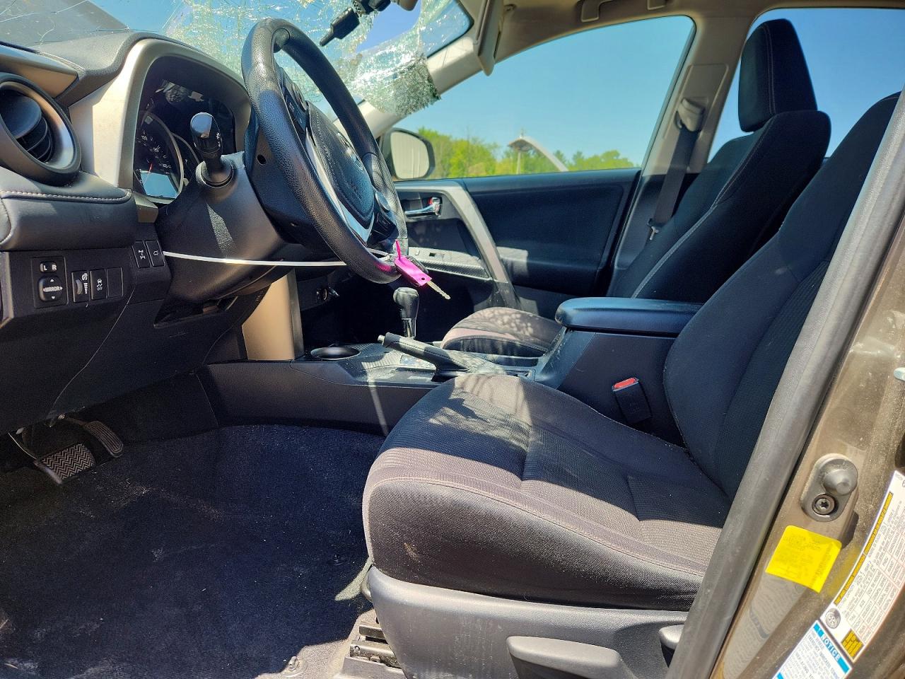 2015 Toyota Rav4 Xle Brown vin: JTMRFREV0FD134054