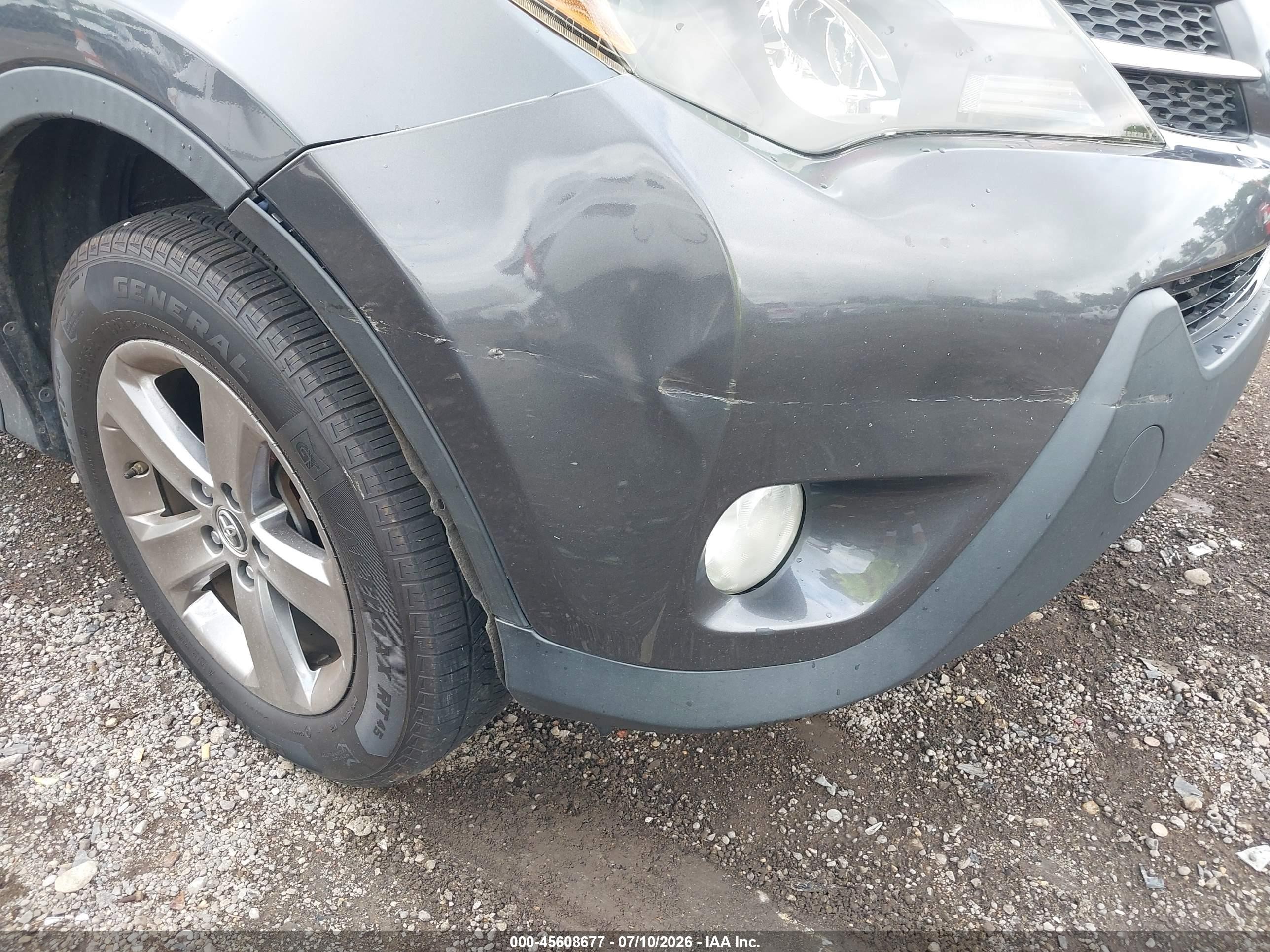 2015 Toyota Rav4 Xle Серый vin: JTMRFREV0FD137648